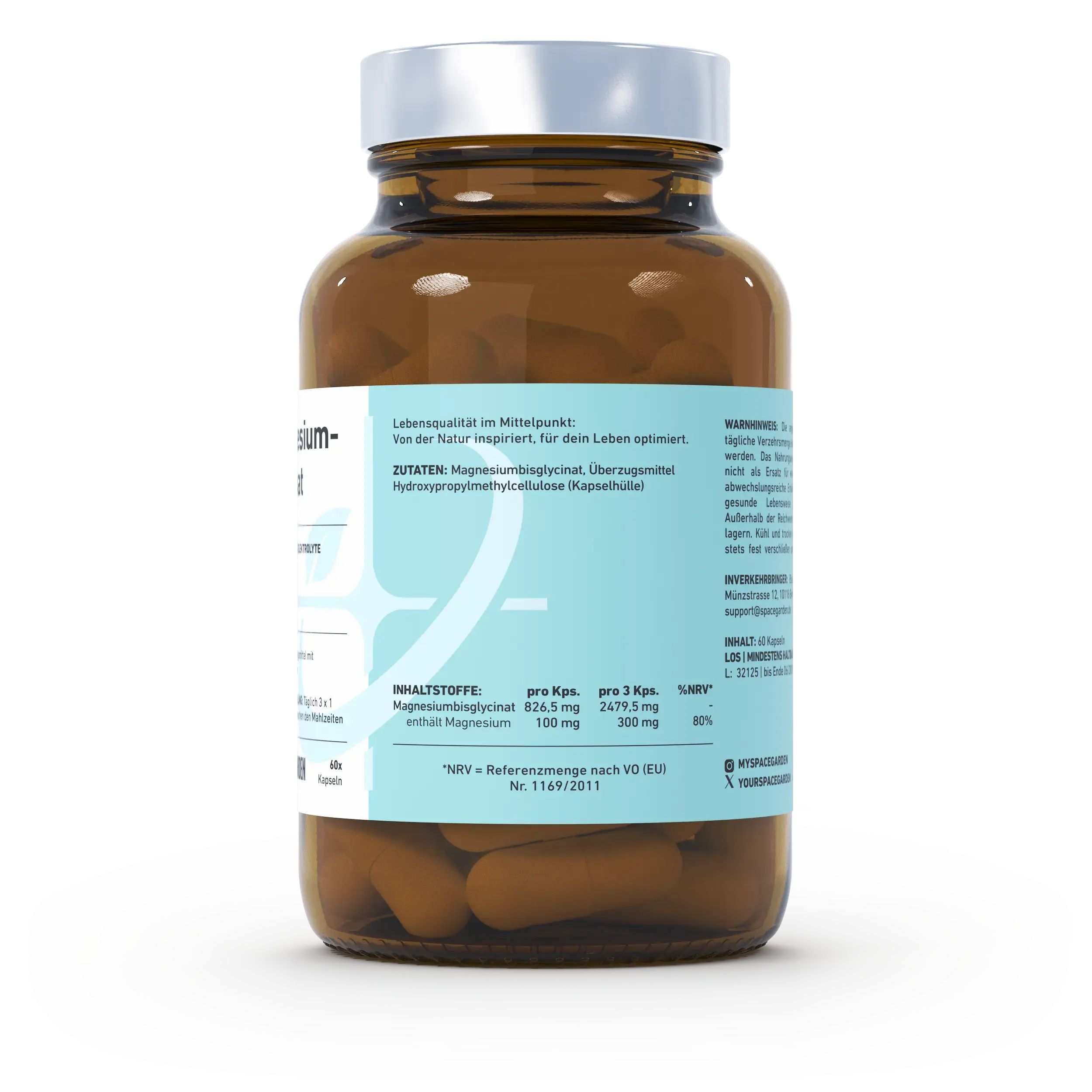 Spacegarden Magnesium Glycinat Kapseln