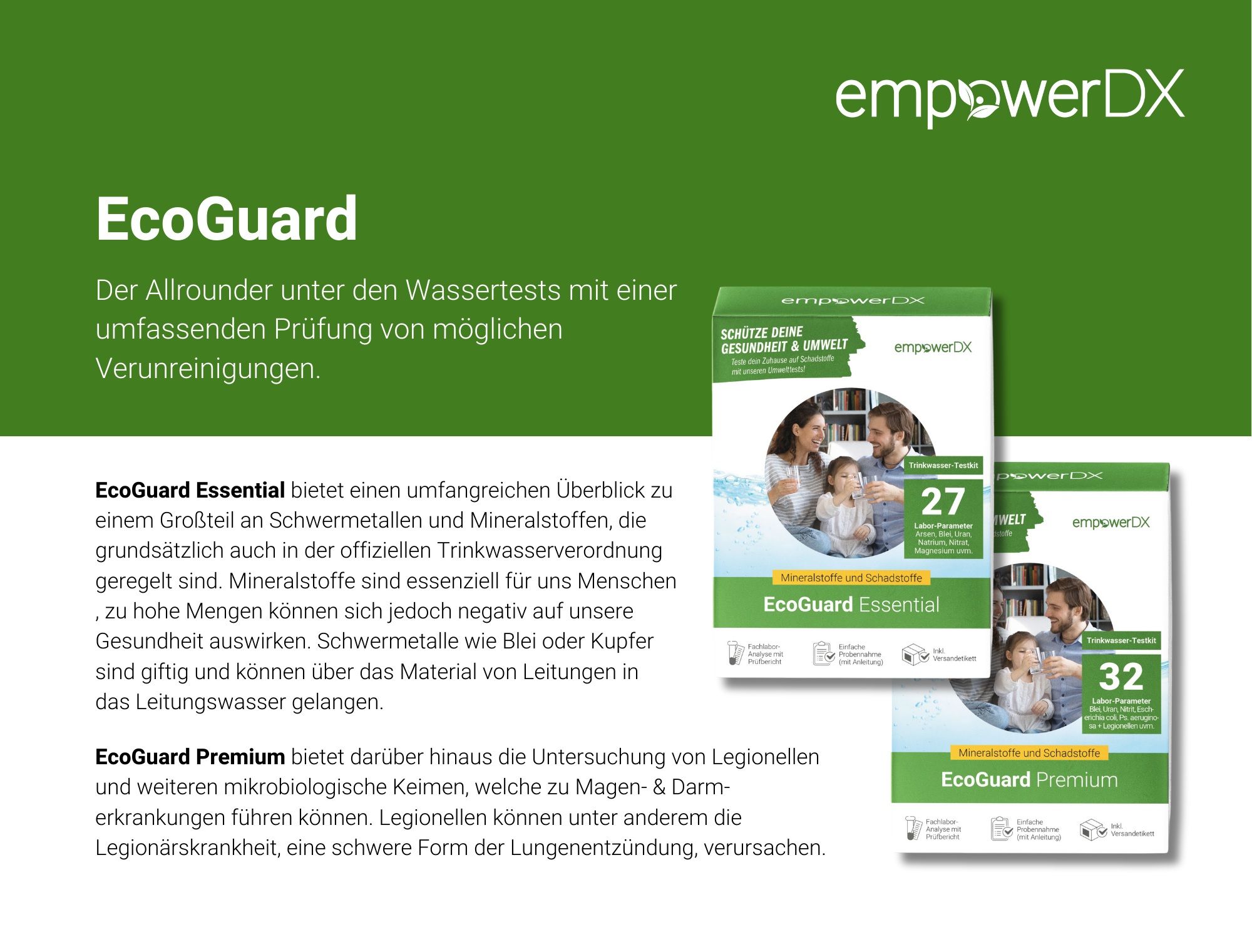 empowerDX EcoGuard Premium - Umfangreiche Mineral- und Schadstoffanalyse