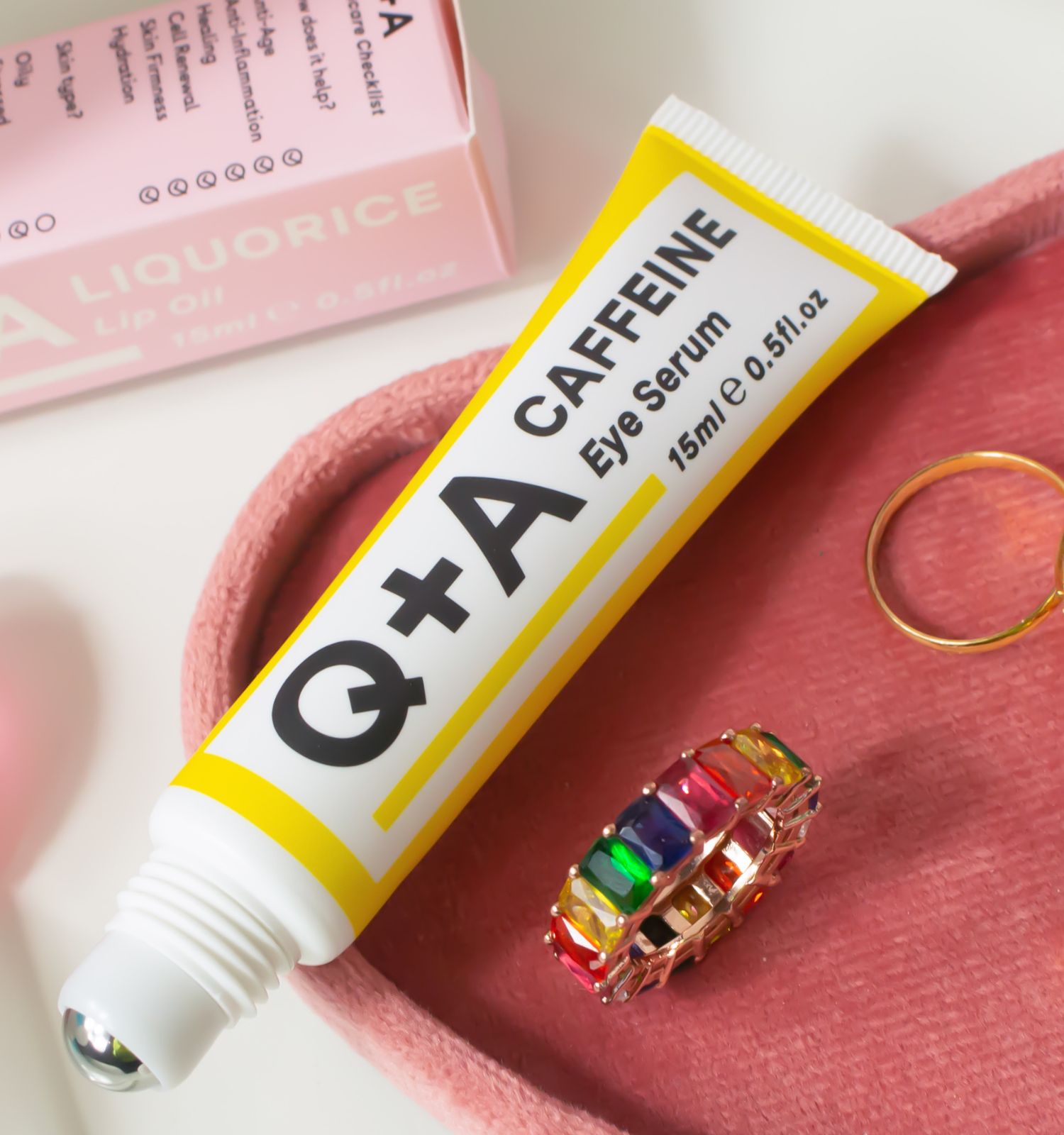 Q + A Skin Caffeine Eye Serum