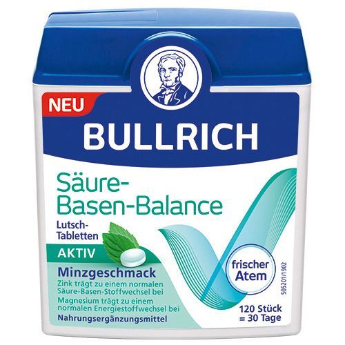 Bullrich Säure-Basen-Balance Lutschtabletten Minzgeschmack