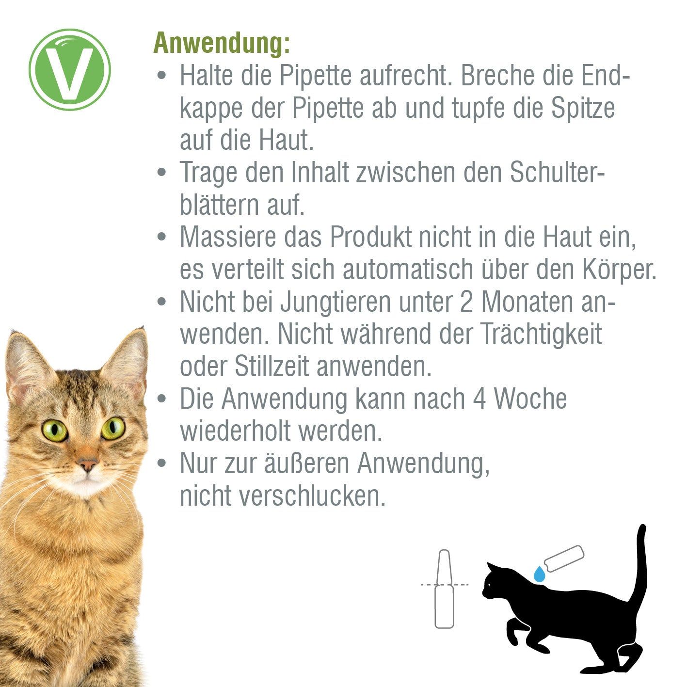 Vetlando Citrolyptus Zecken- und Floh Spot On Pipetten für Katzen