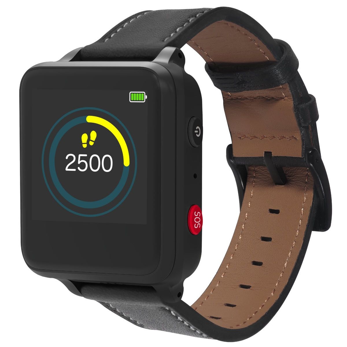 ANIO Care+ Senioren Smartwatch Fitnesstracker Smarte Uhr 1,3" SOS-Taste GPS WLAN