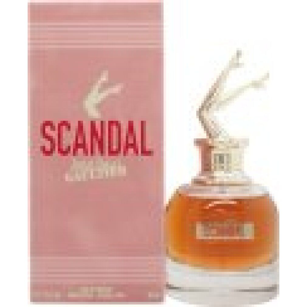 Jean Paul Gaultier Scandal Eau de Parfum Flakon und Schachtel.