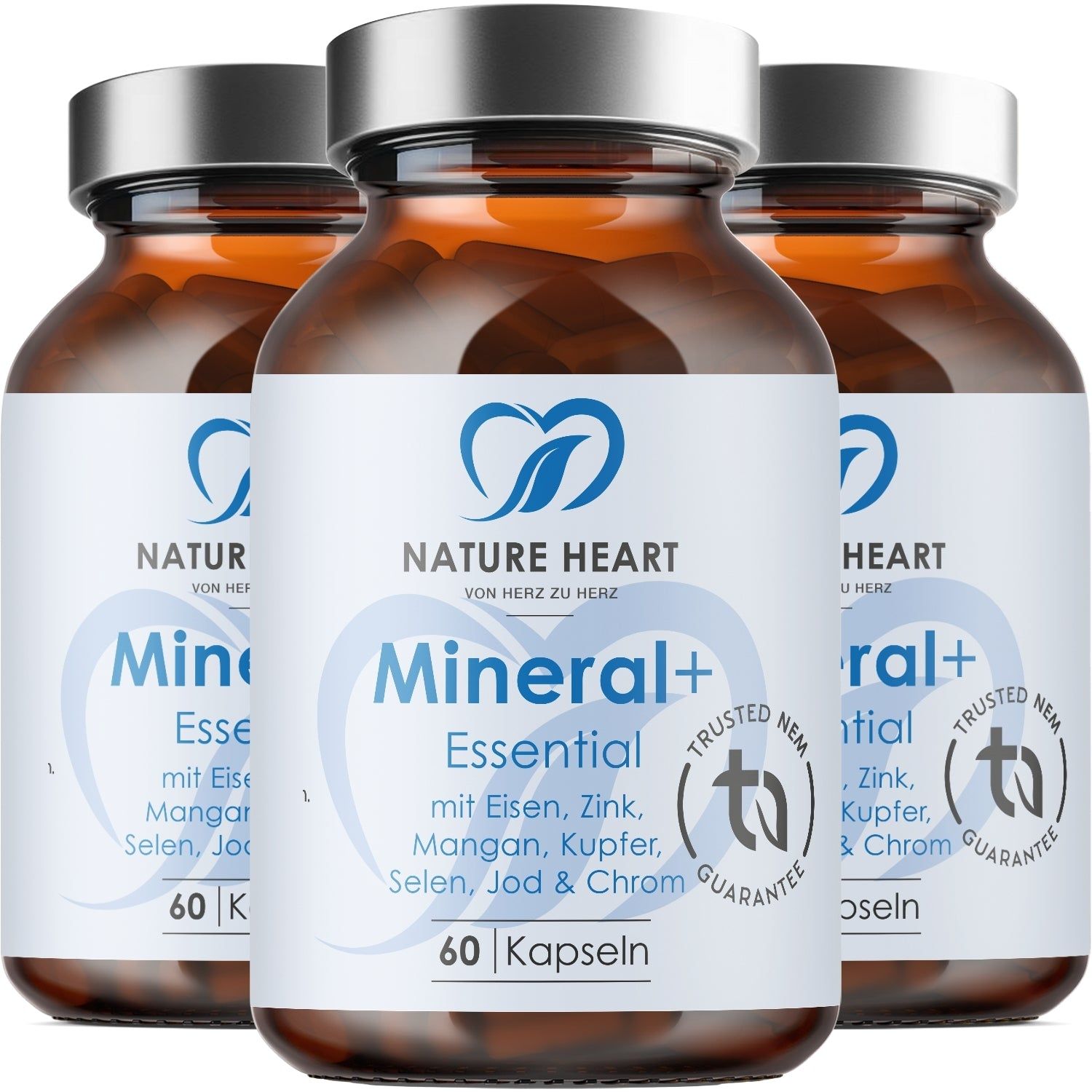Nature Heart Mineral+ Essential 3x60 St Kapseln