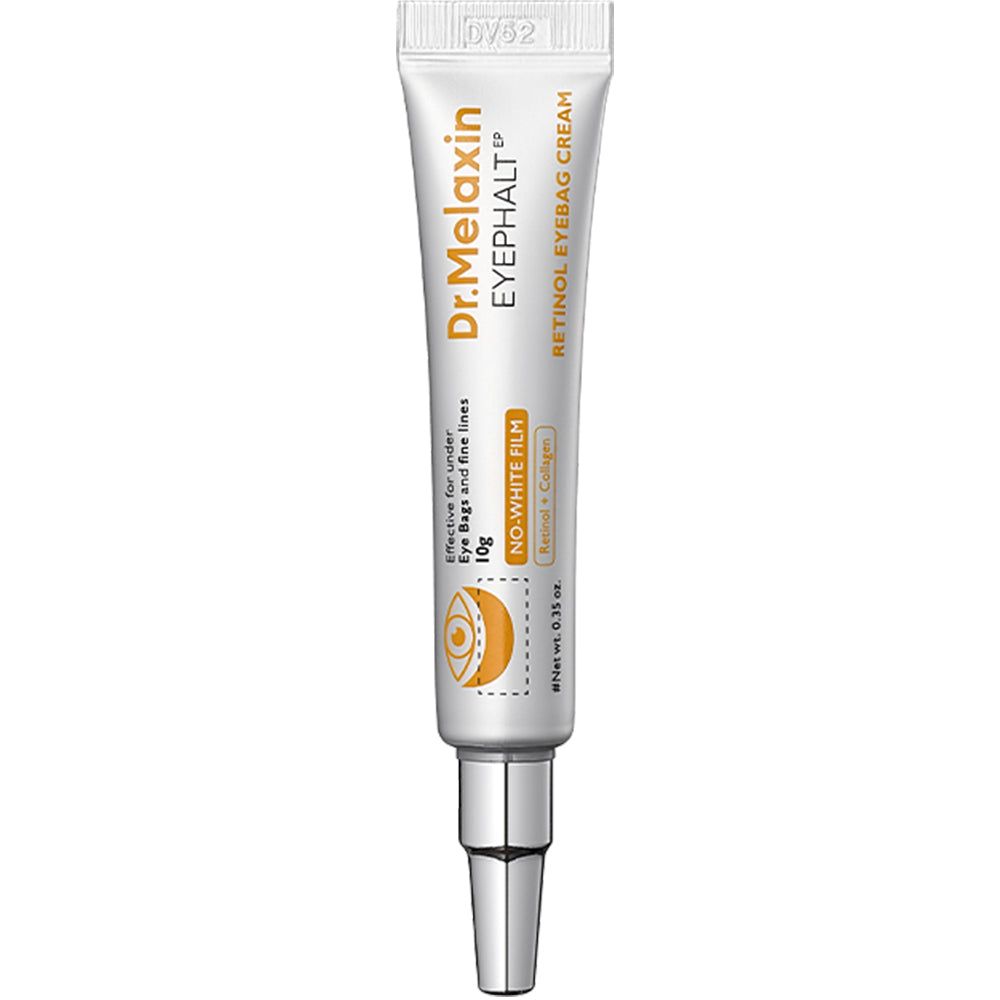 Dr. Melaxin Retinol Augenpflegecreme Tube mit Applikator.