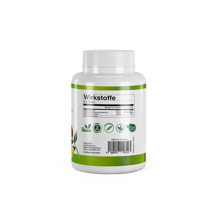 VitaSanum® - Stechender Mäusedorn (Butcher's Broom) + Hesperidin Vitamin C 60 St Kapseln