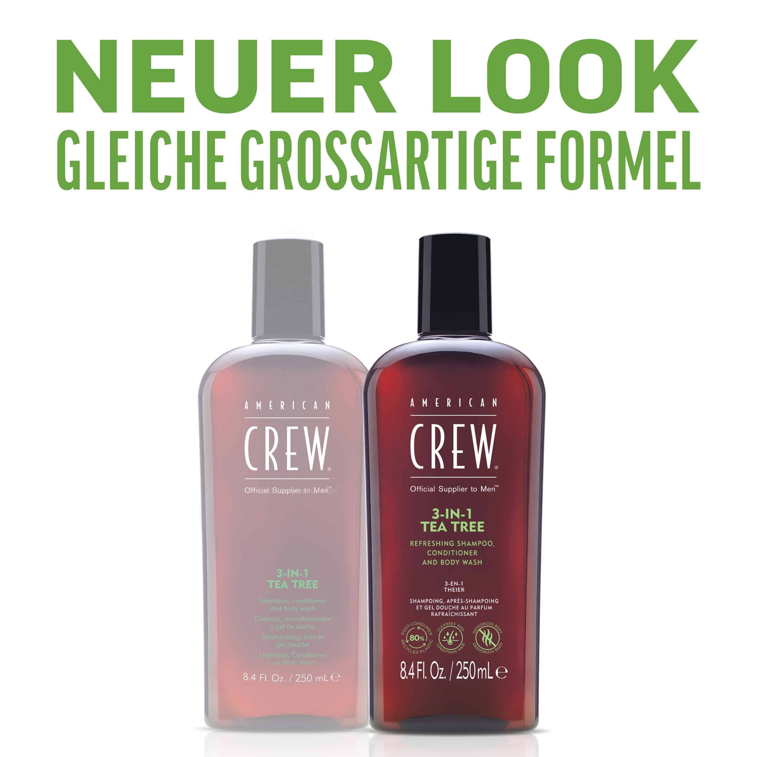 AMERICAN CREW 3 in 1 Tea Tree Shampoo