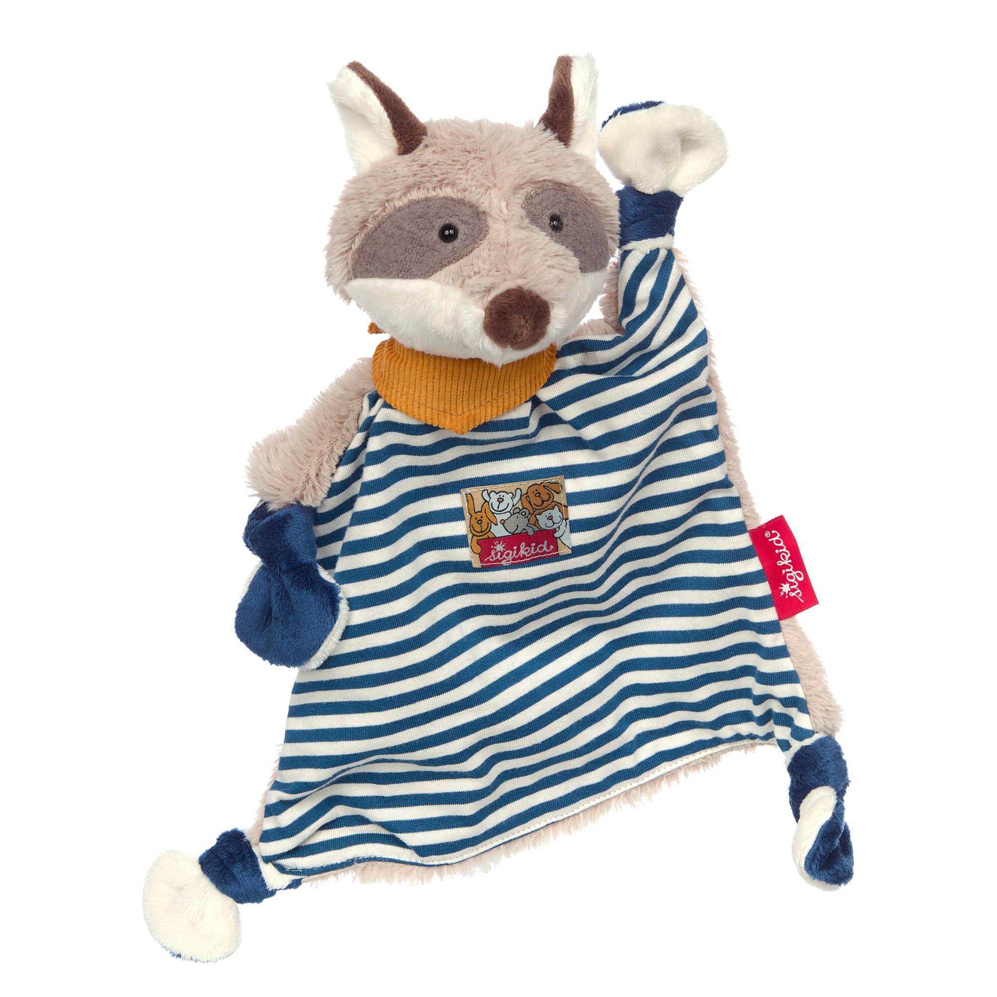 sigikid Schnuffeltuch Waschbär, Classics