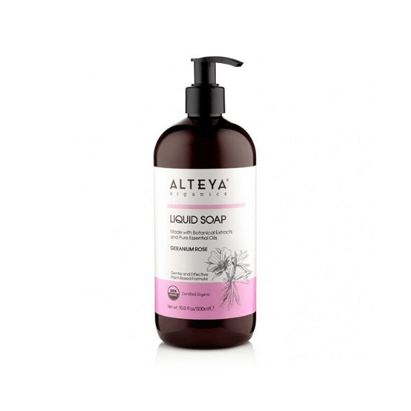 Alteya Organics Muskateller und Rose Flüssigseife