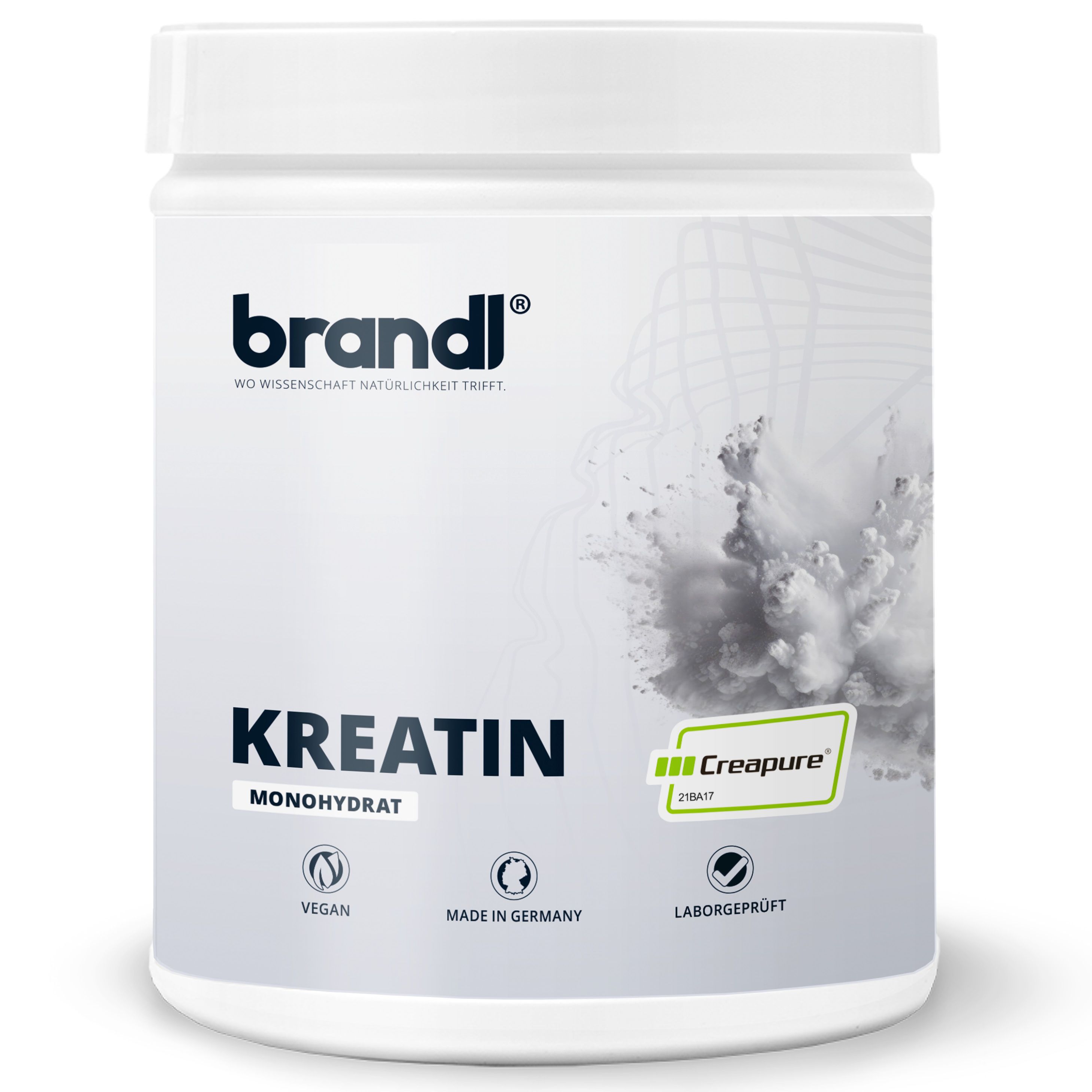 brandl®  Kreatin CREAPURE Creatin Monohydrat Pulver |  Made in Germany