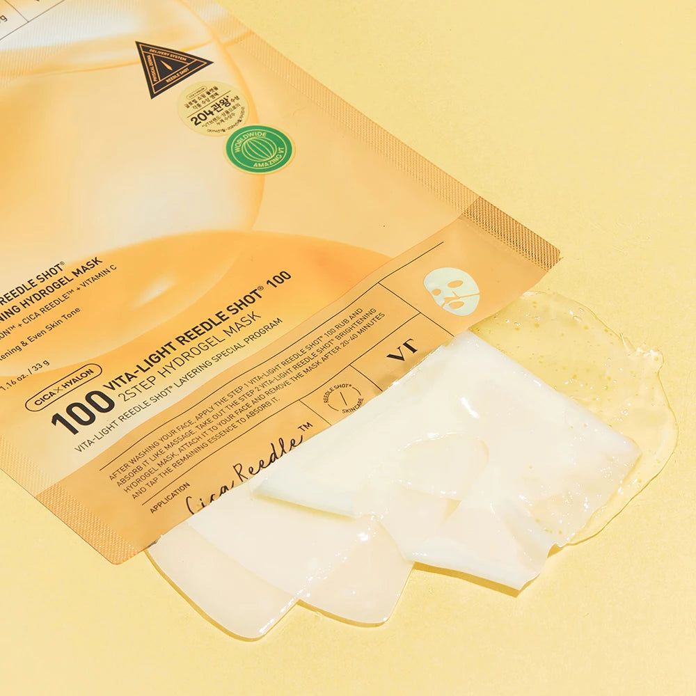 VT - 100 Masque Hydrogel en 2 étapes - 1pièce - 100 Vita-Light Reedle Shot