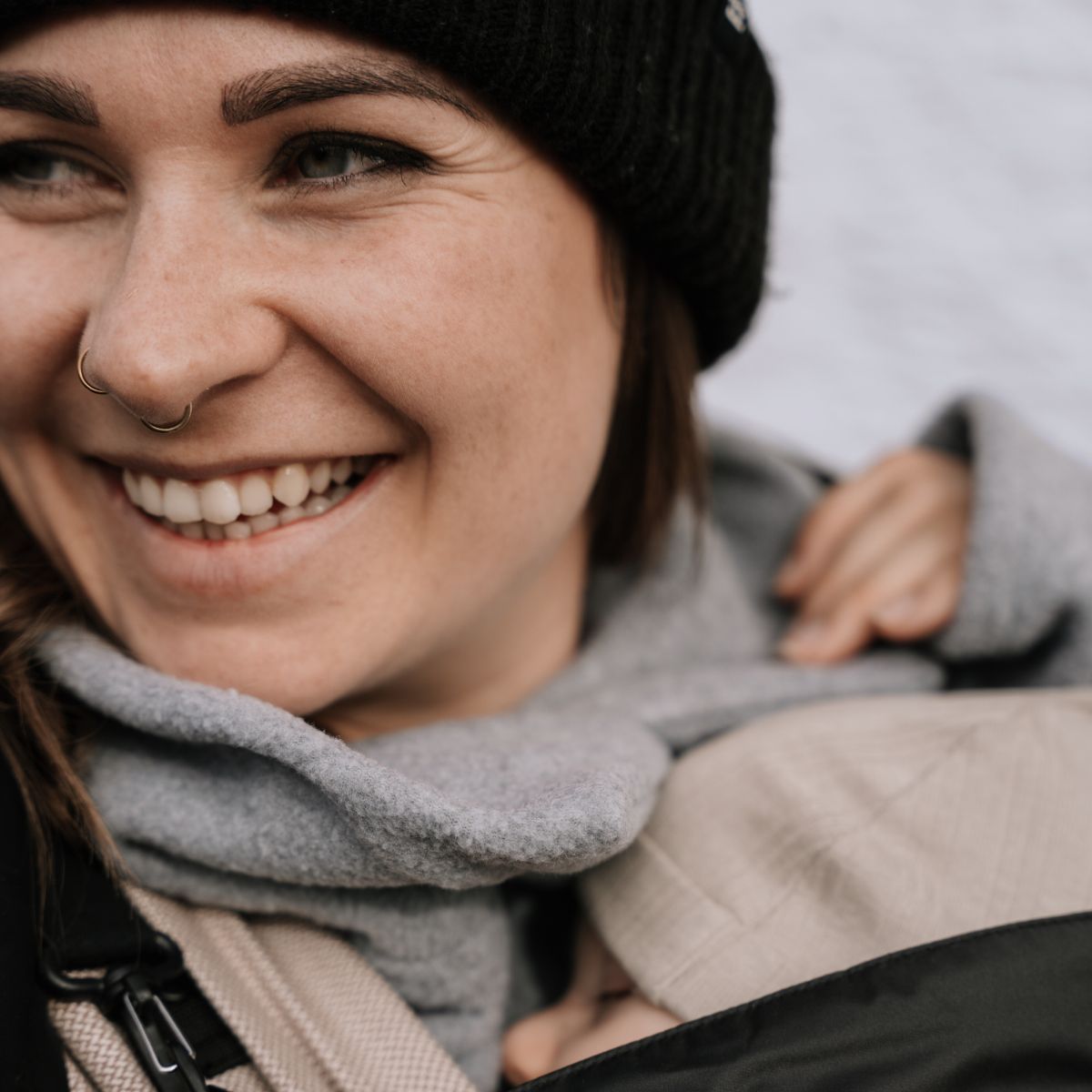 Hoppediz Tragezubehör Fleece Schalkragen und Stulpen