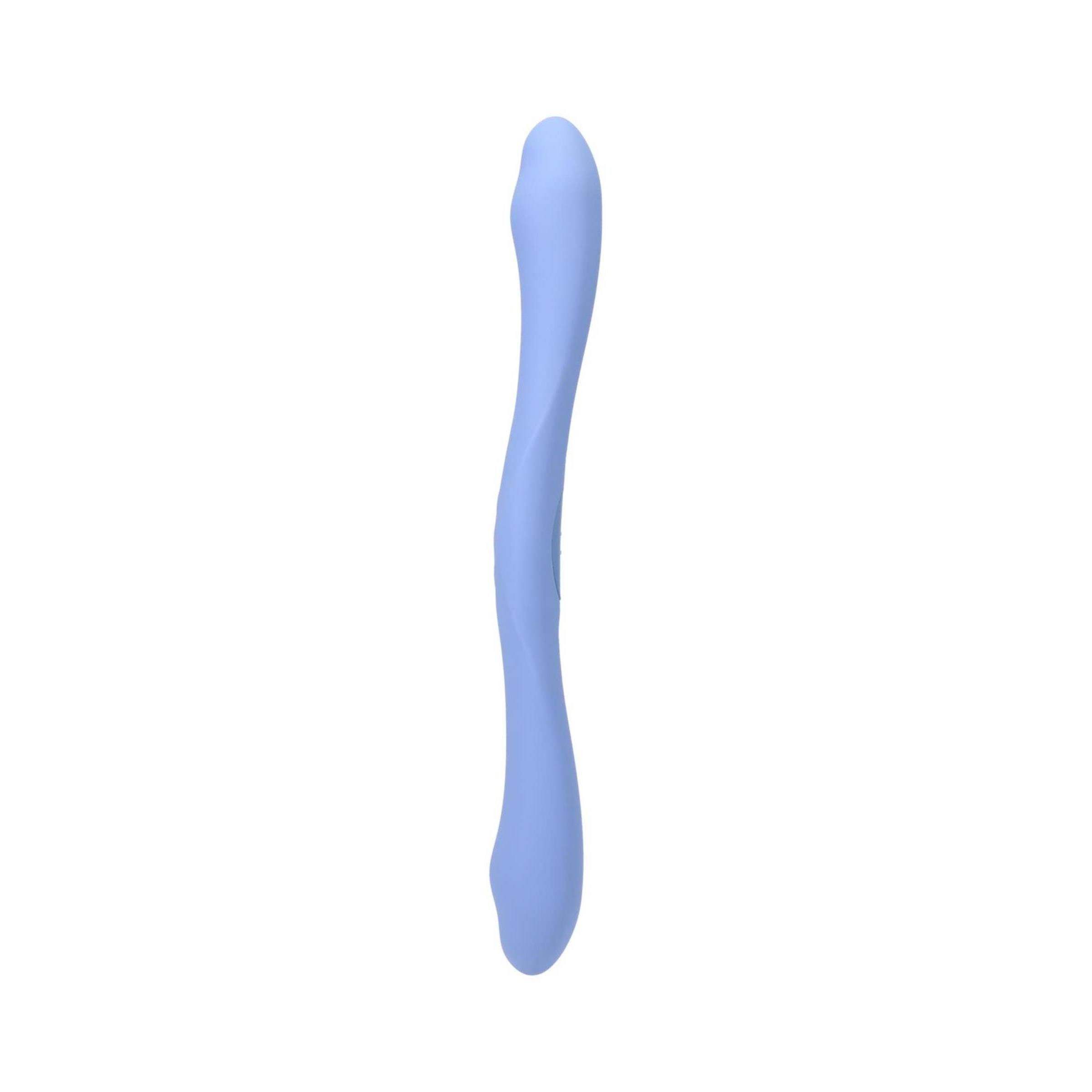 Doc Johnson - Duet - Double Ended Vibrator with Wireless Remote - Periwinkle