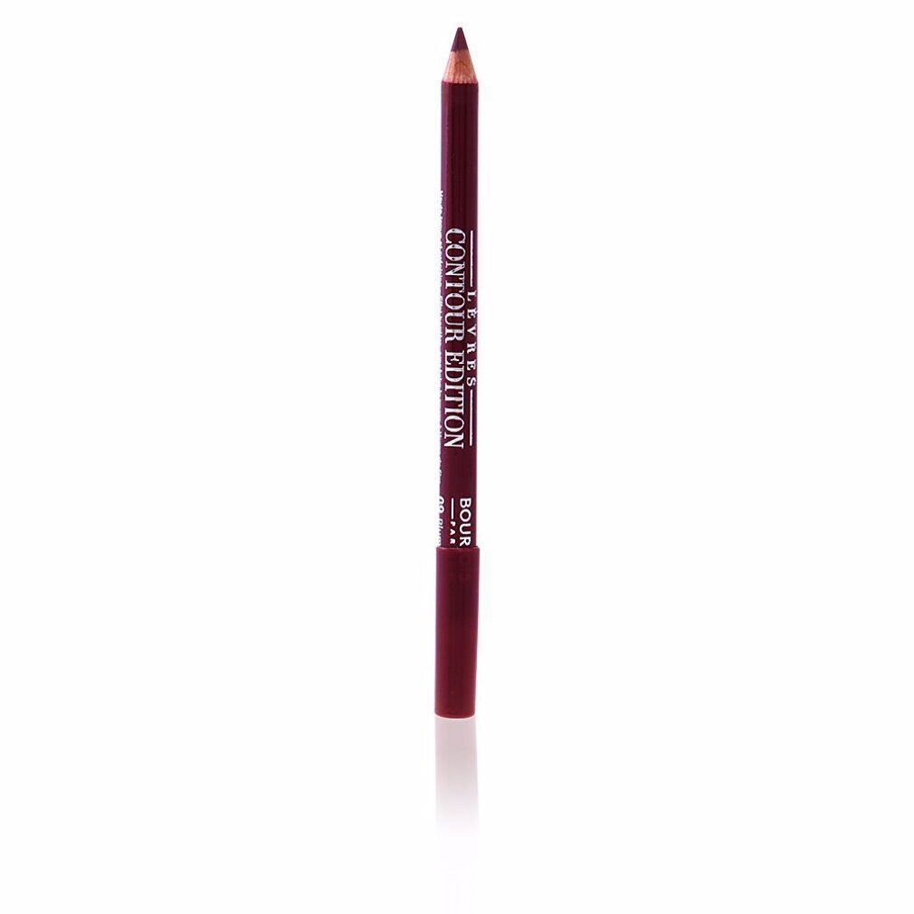 Lippenkonturenstift, dunkelrot. Mit Schriftzug "Lèvres Contour Edition" und "Bourjois".
