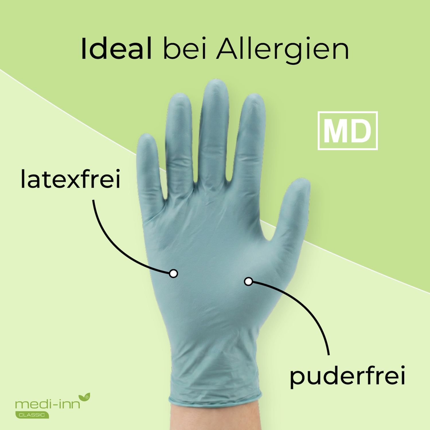 Medi-Inn Nitril Mint Plus Einmalhandschuhe