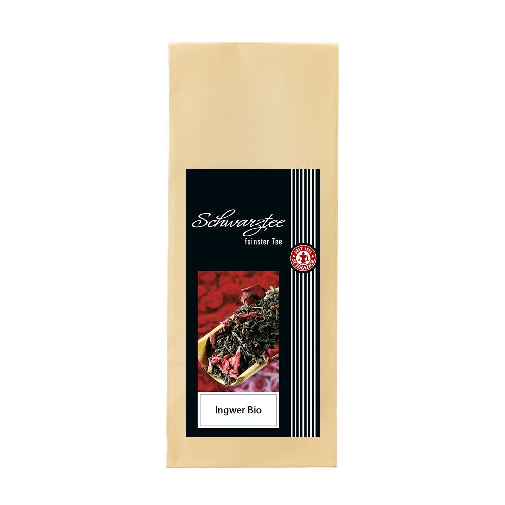 Schrader Schwarzer Tee Ingwer Bio