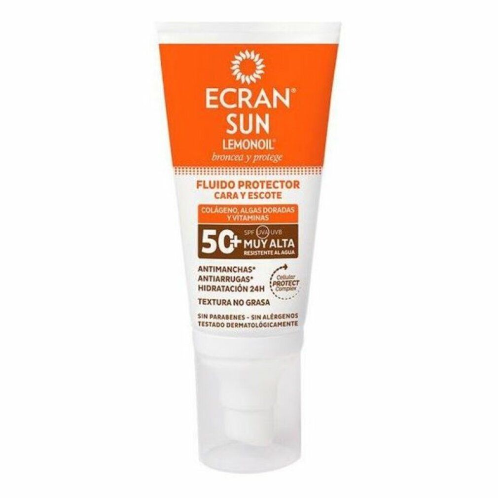 ECRAN SUNNIQUE - Sun Cream - Fluido Solar Cara y Escote vitEox80 , FPS 50plus