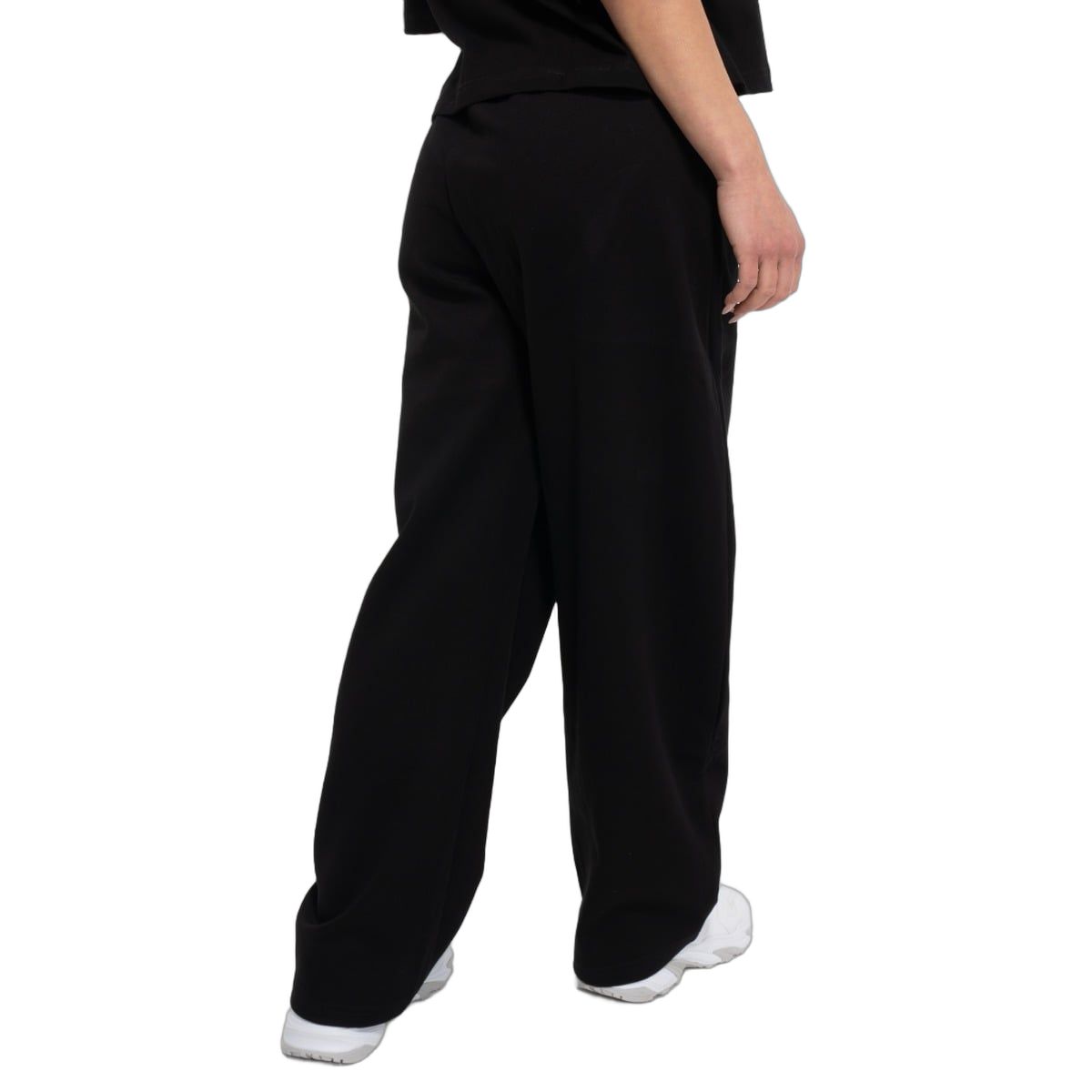 GymBeam Sweatpants Damen oversize mit Kordelzug und Taschen in Schwarz