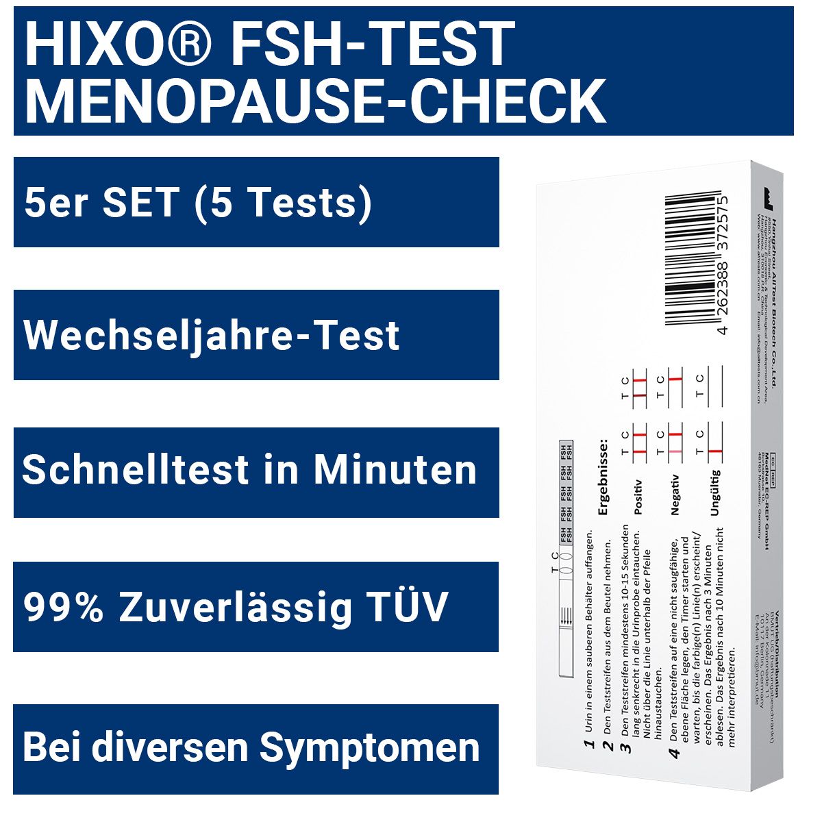 HIXO FSH-Test Menopause