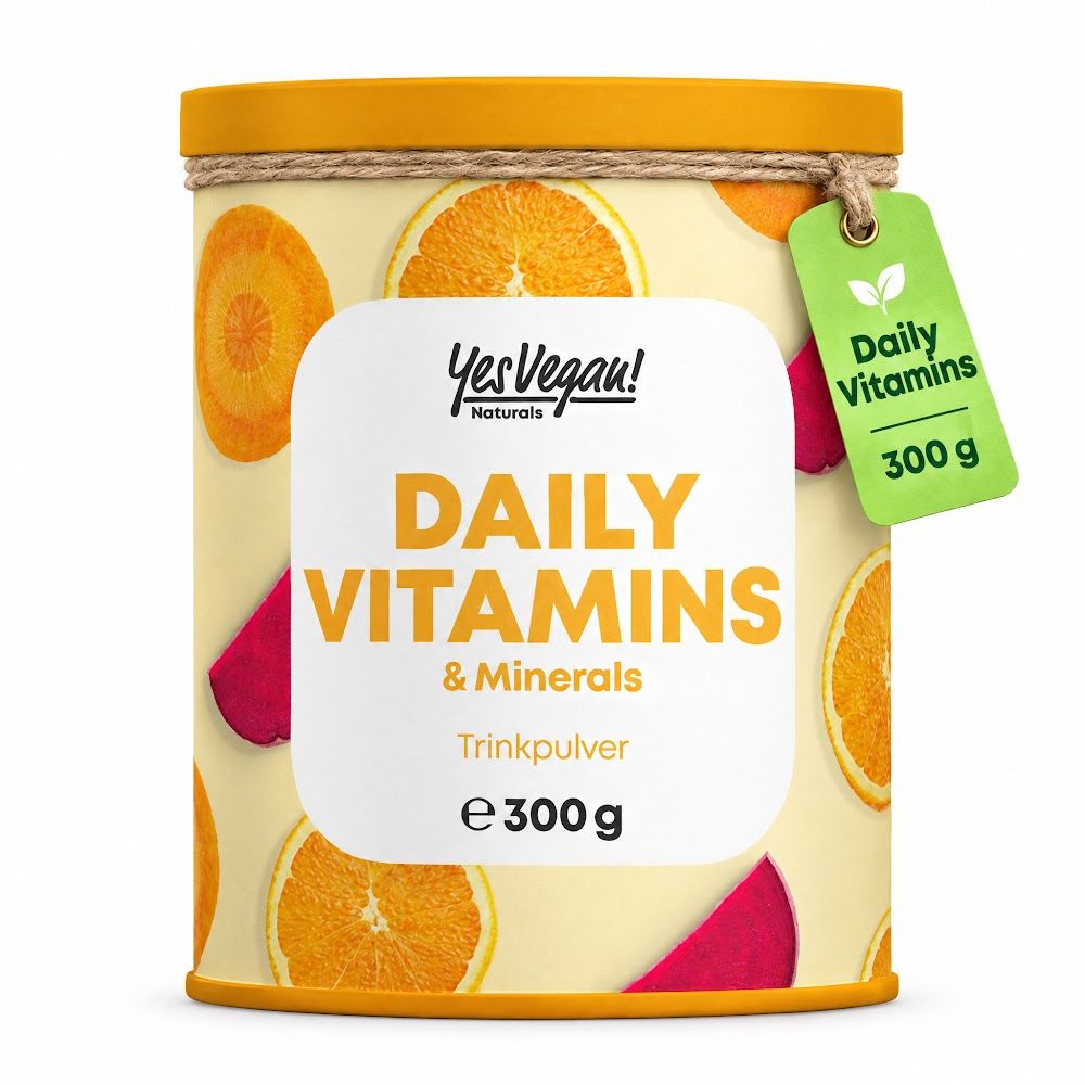 Multivitamine drinkpoeder Daily Vitamins (300 g) 13 vitamines, magnesium, zink, selenium – vegan 1x300 Poeder