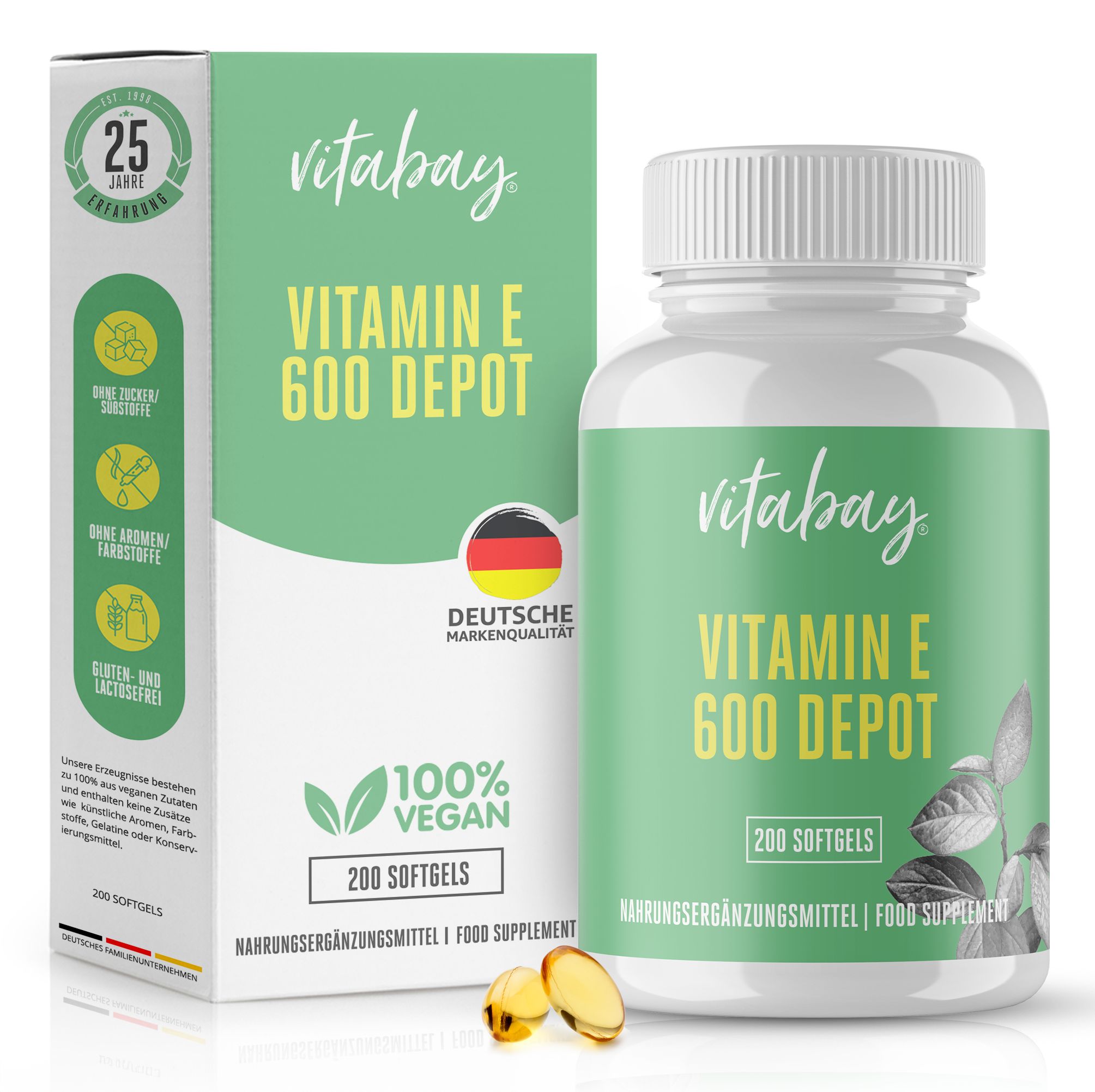 Vitabay Vitamin E 600 IE Depot