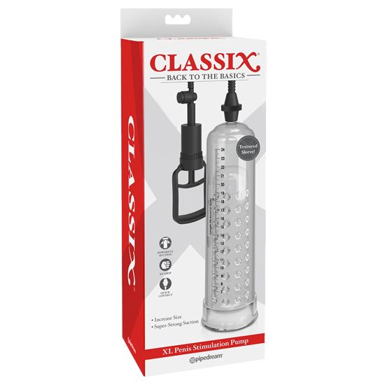 Pipedream ClassiX *XL Stimulation pump* Penispumpe mit Noppen