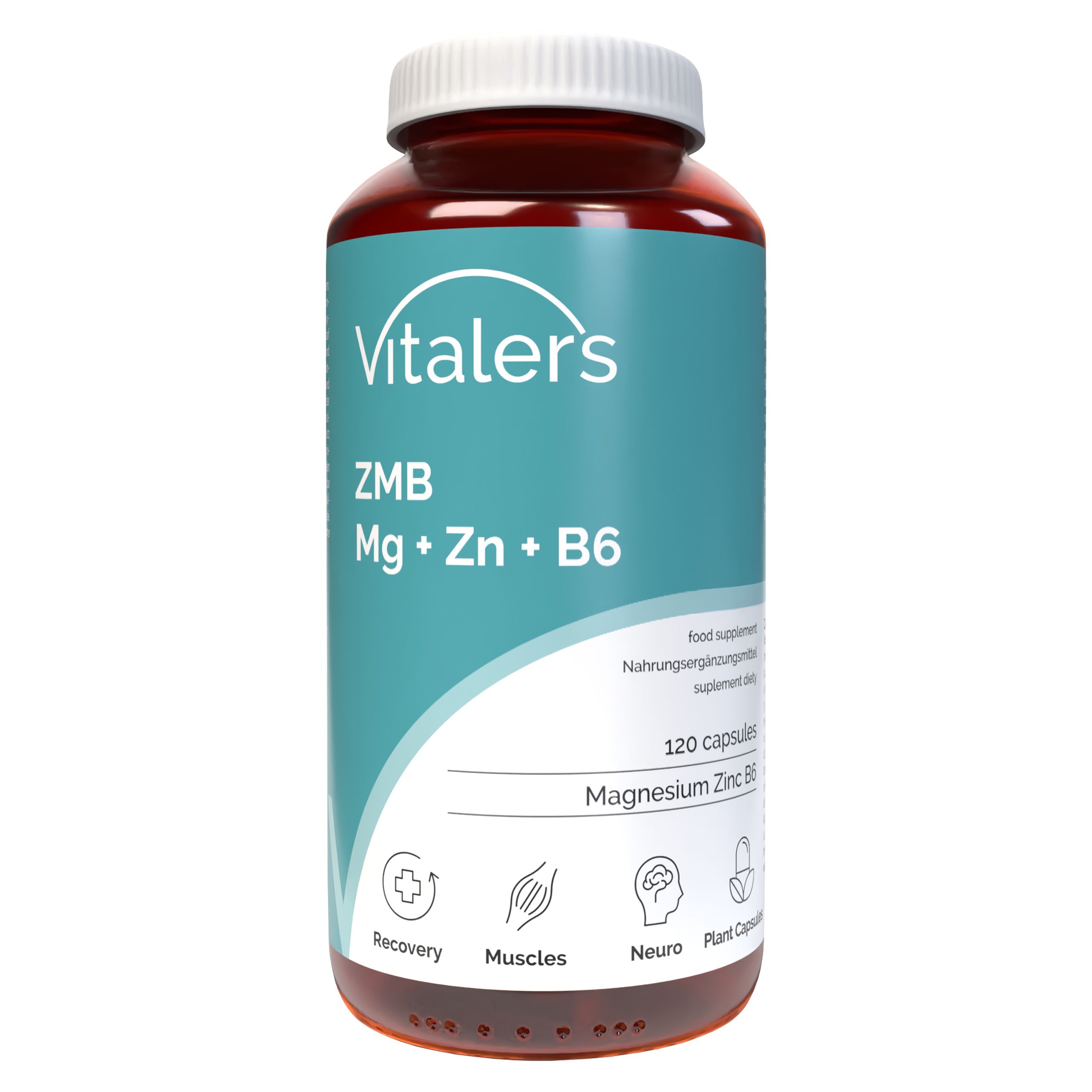 Vitaler’s ZMB Magnesium 240 mg + Zink 15 mg + Vitamin B6 6 mg