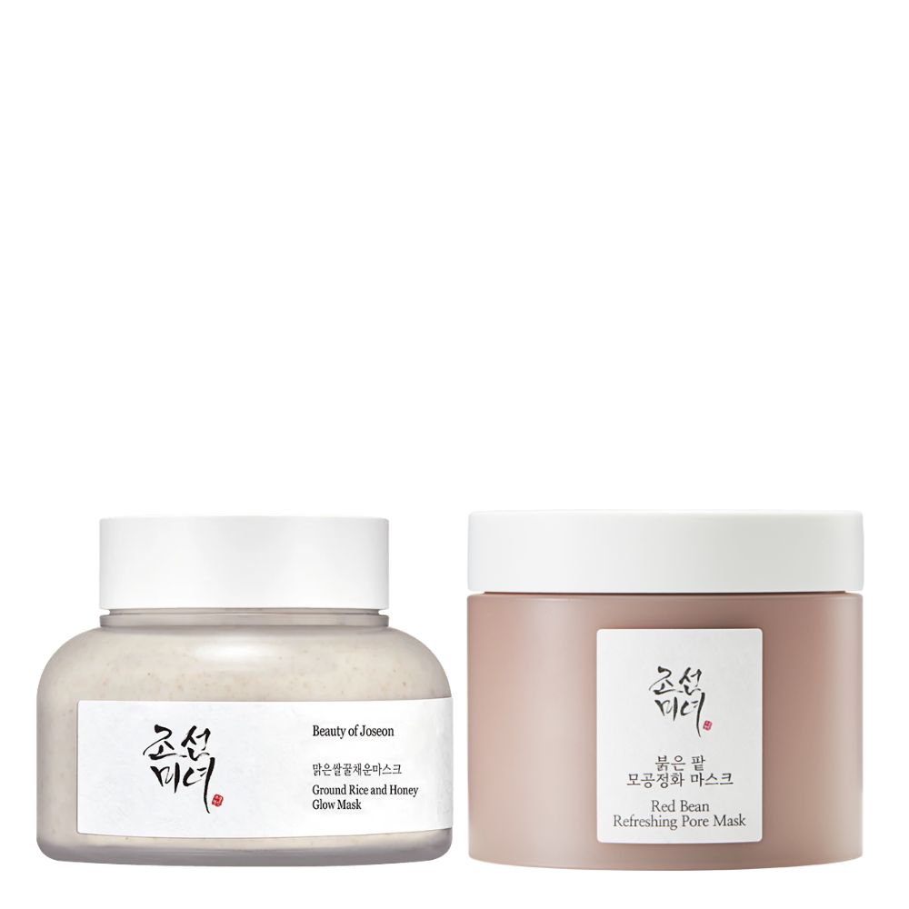 Beauty of Joseon Porenverfeinerndes Pflegeset, 290 ml, Glow-Maske, tiefenreinigend & strahlende Haut 0,29 l Creme