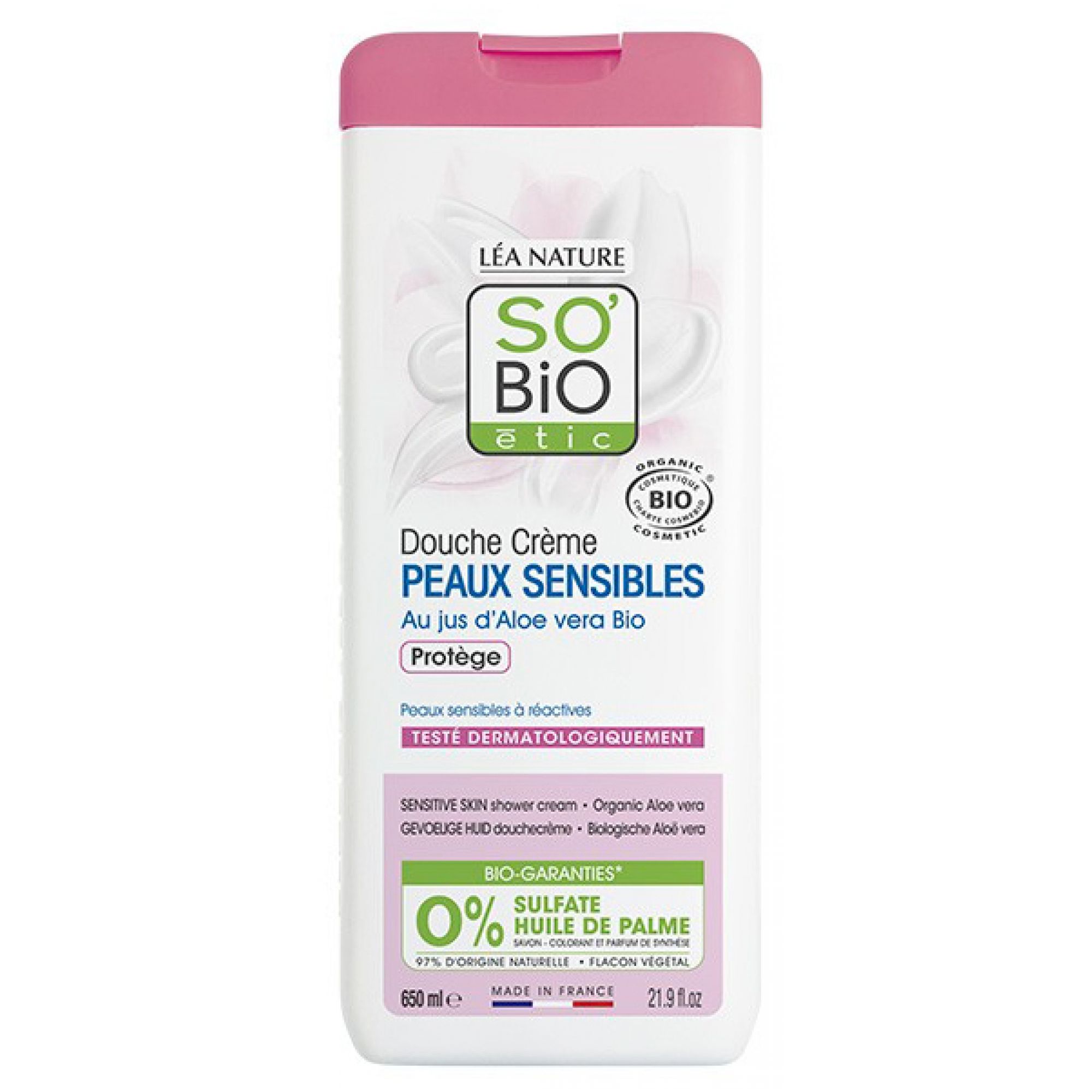 Léa Nature SO BIO étic Cremedusche Empfindliche Haut Aloe Vera Bio 22x9x4 cm