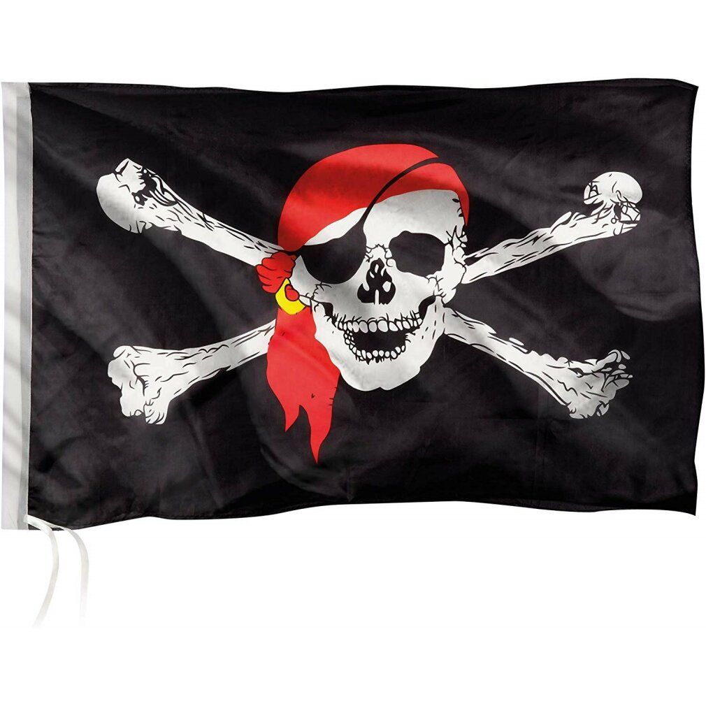 schmidt Puzzle In der Piratenbucht 100 Teile + Geschenk (Piratenflagge)