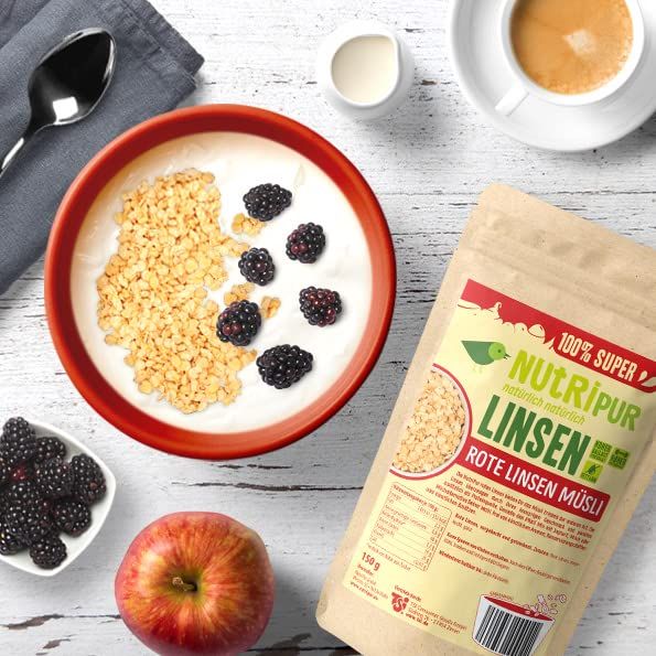 NutriPur High Protein Müsli Rote Linsen