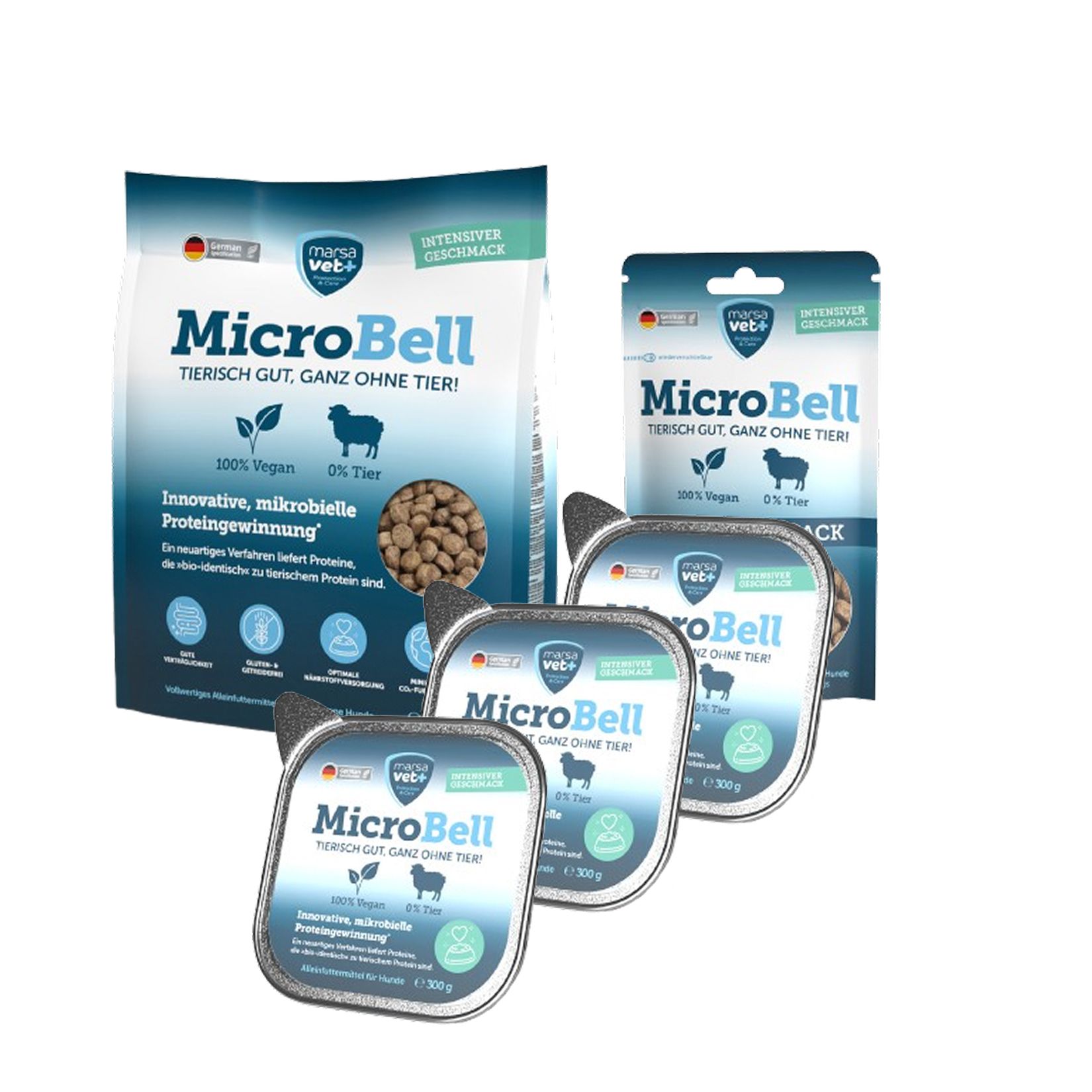 Marsavet Veganes Hundefutter-Set mit mikrobiellem Protein 1 St Set