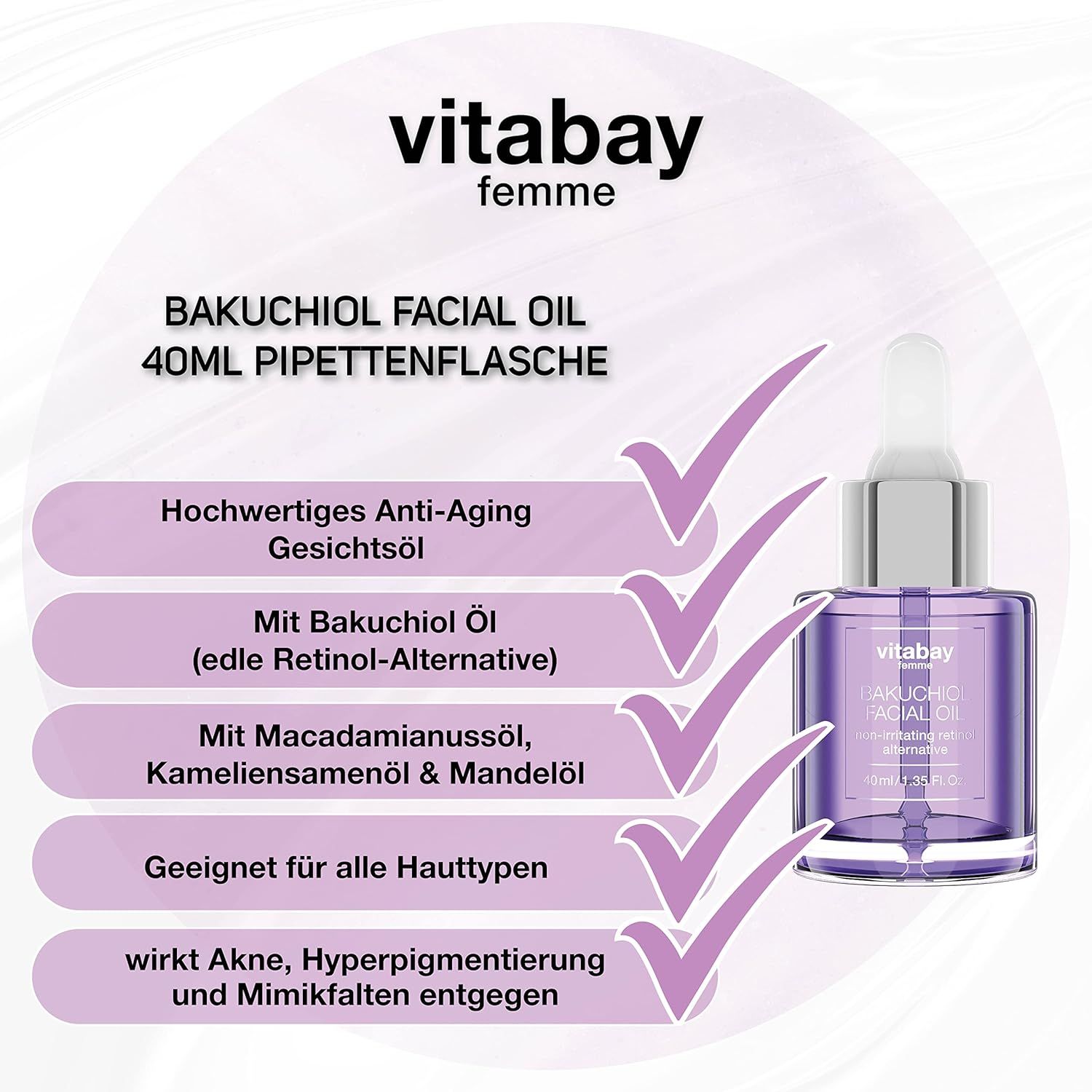 Vitabay Bakuchiol Facial Oil