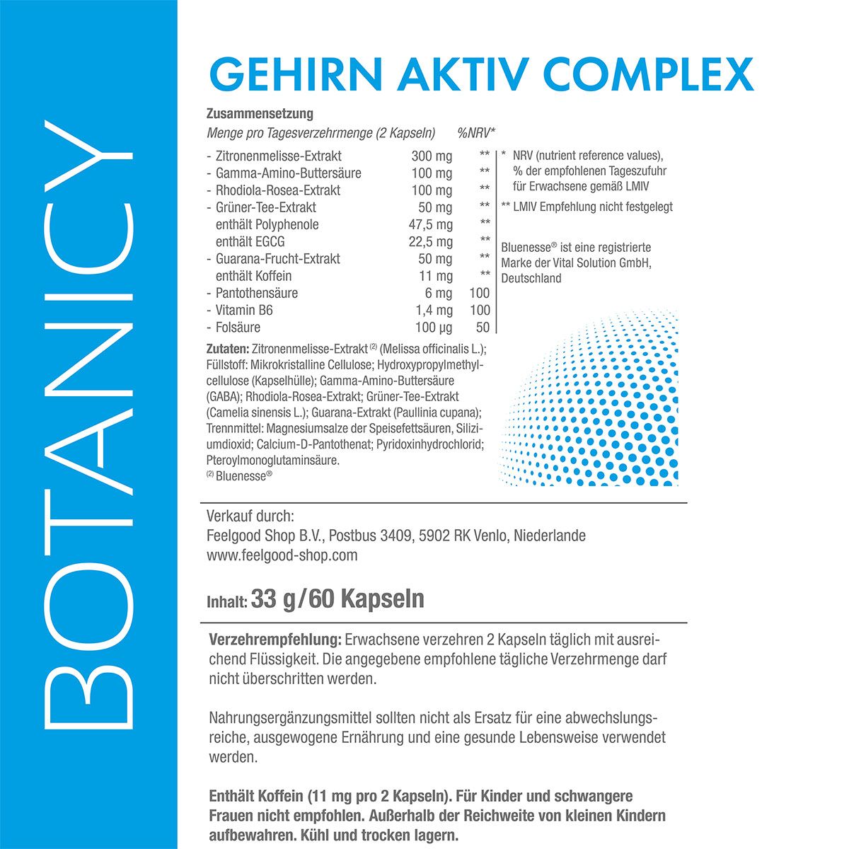 Botanicy - GEHIRN AKTIV Complex