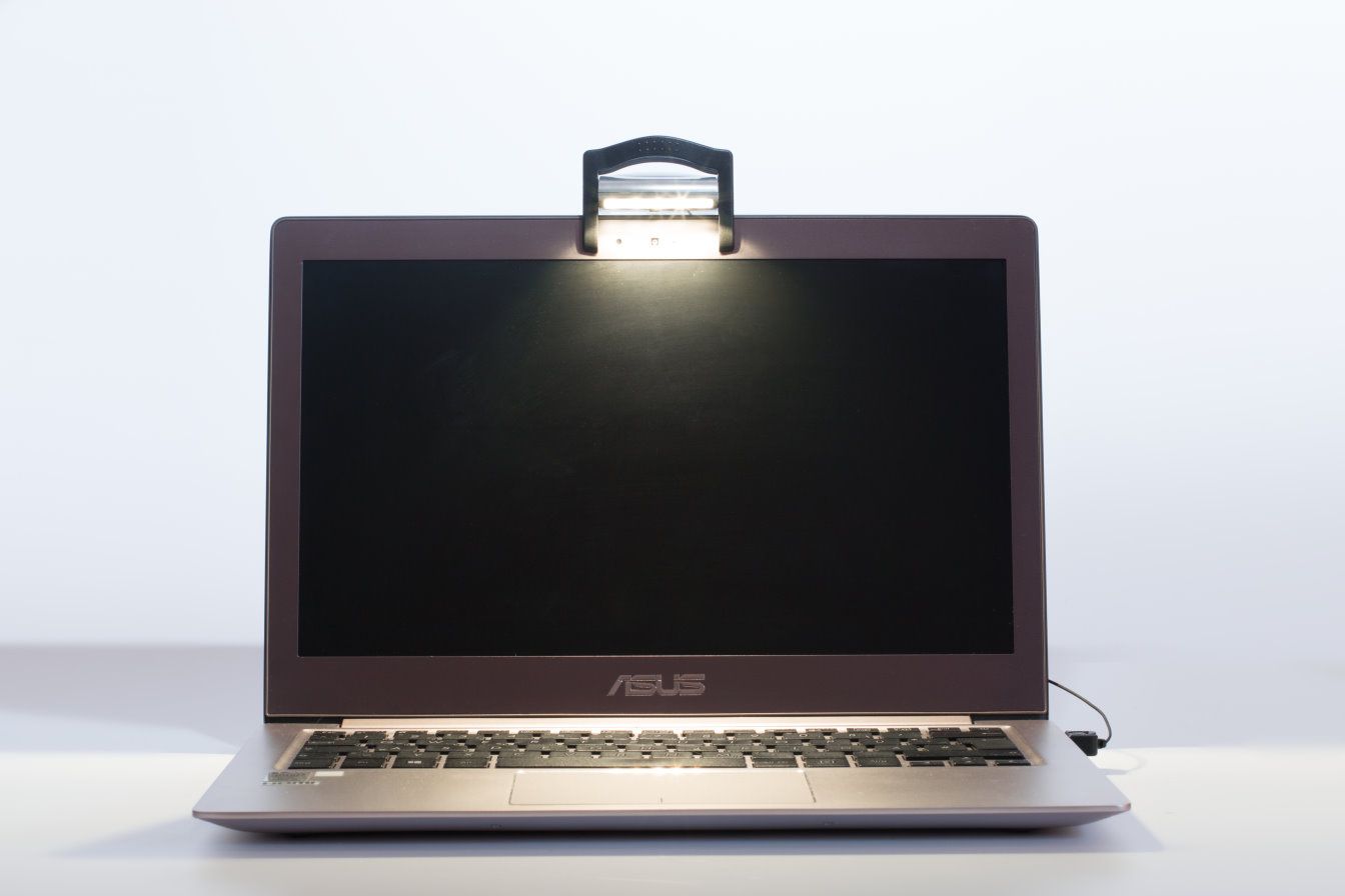 Laptop LED Klemmleuchte mit USB Anschluß