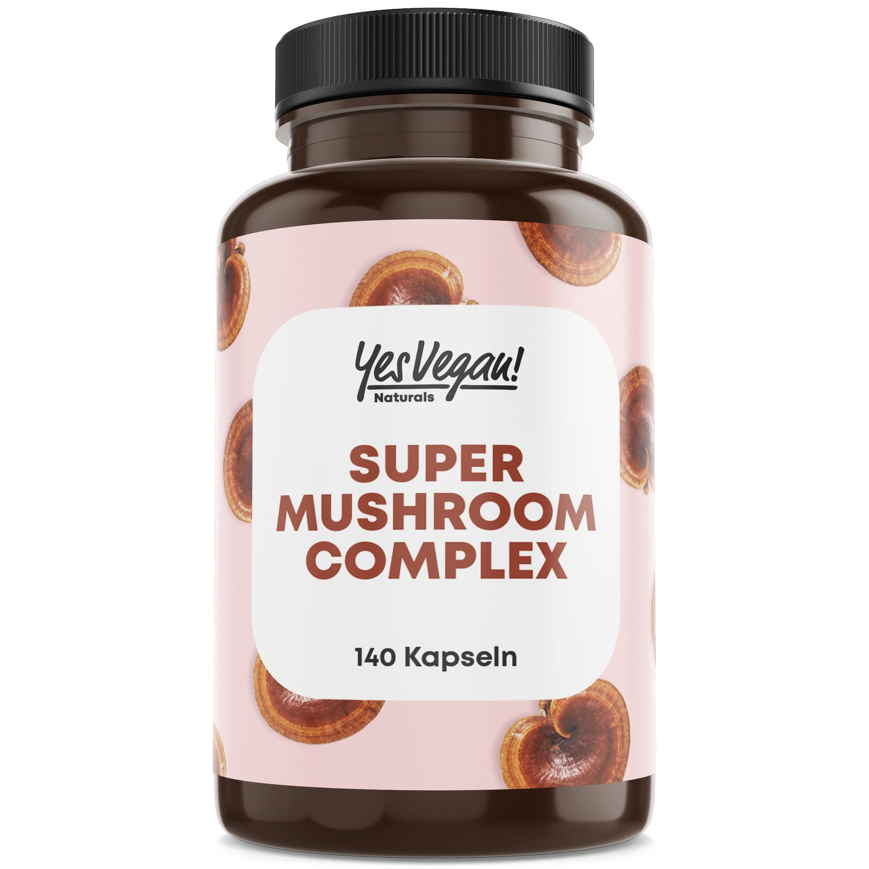 Yes Vegan® Super Mushroom Complex, Pilz Komplex Kapseln 6x124 g