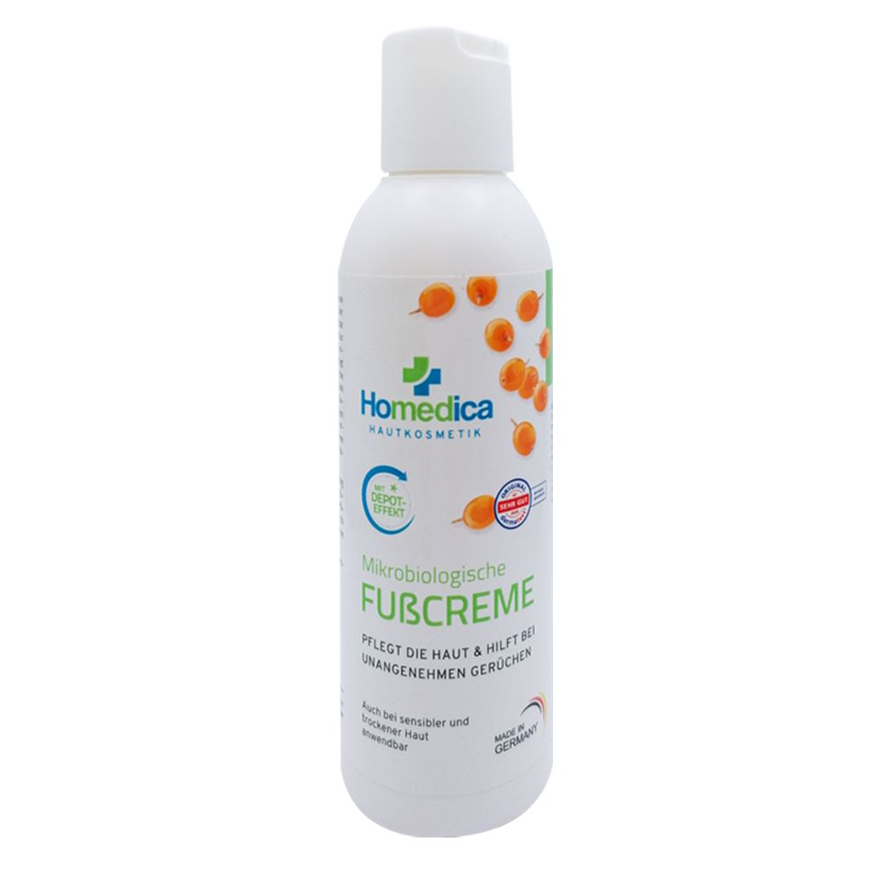 Homedica Fußcreme gegen Fußgerüche - mikrobiologisch
