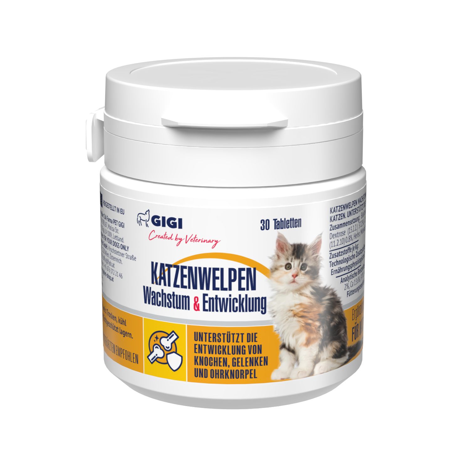GIGI VET Katzenwelpen Wachstum & Entwicklung