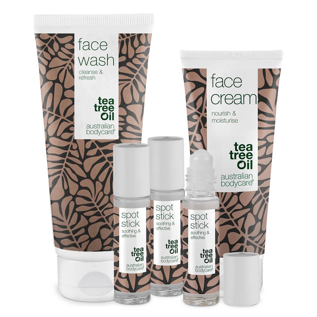 Australian Bodycare XL Paket mit Gesichtspflegeprodukten für Pickel und unreine Haut