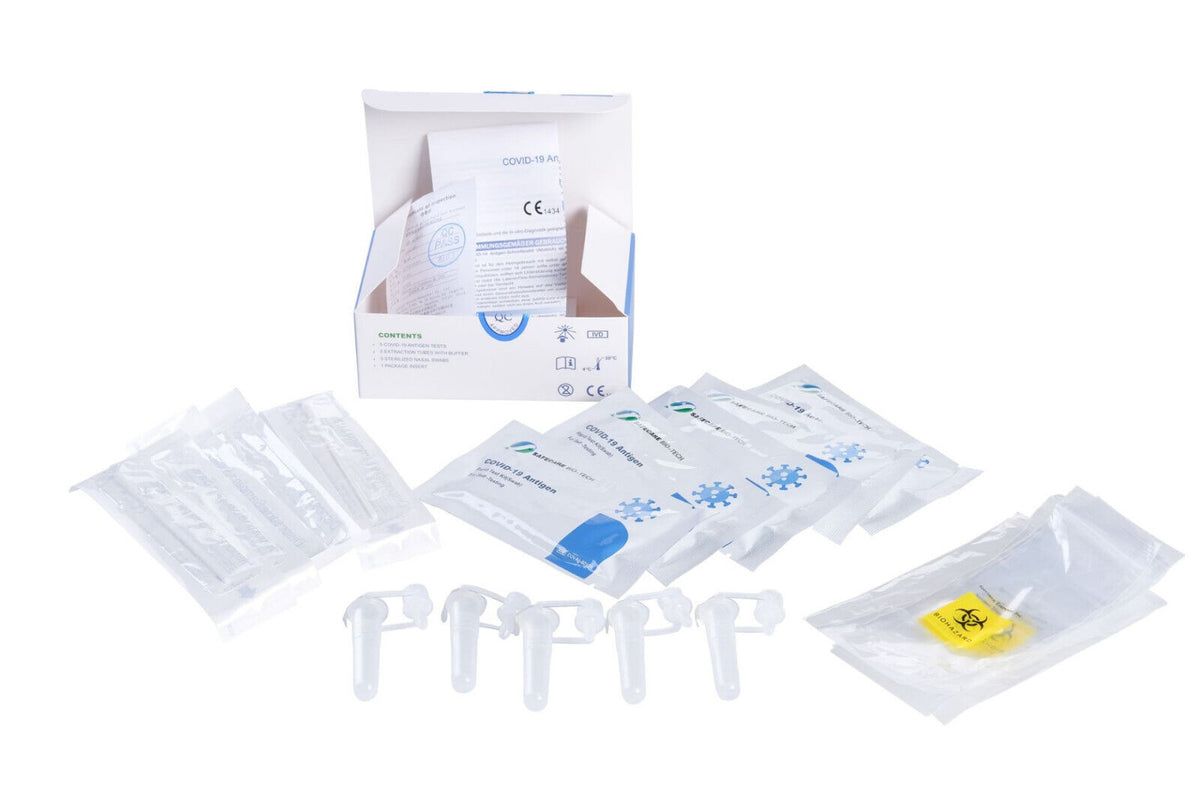 Safecare Bio-Tech Covid-19 Laien Nasal - Schnelltest mit CE 1434 20 St Teststreifen