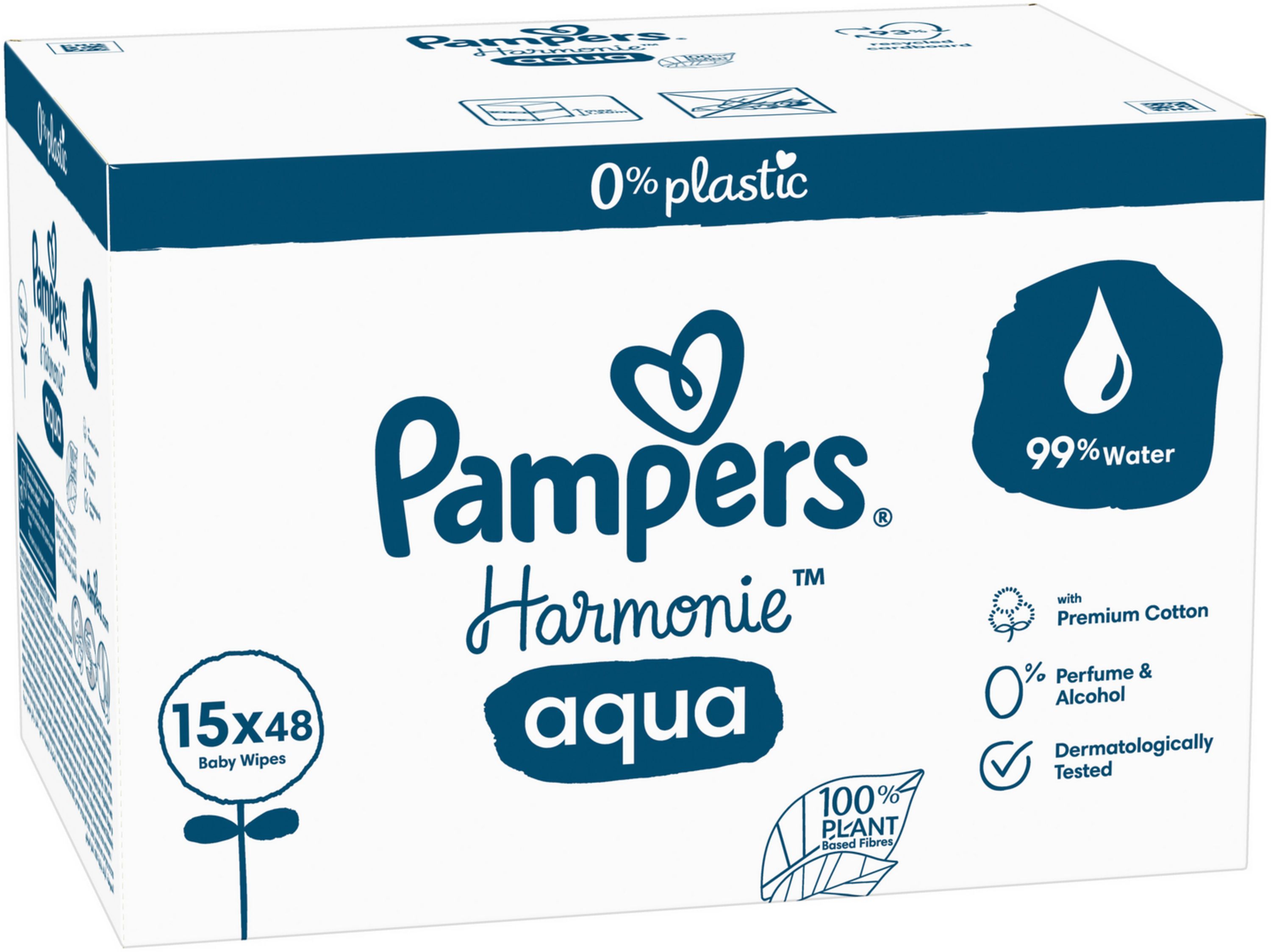 Pampers - Vorteilspack Feuchttücher "Aqua"
