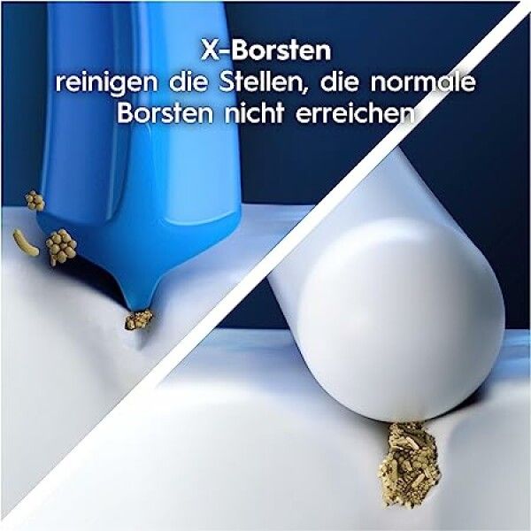 Oral-B Zahnbürstenkopf CrossAction 10 Stück, Weiss, Zahnbürsten-Art: Elektrische Zahnbürste, Ver St Zahnbürste