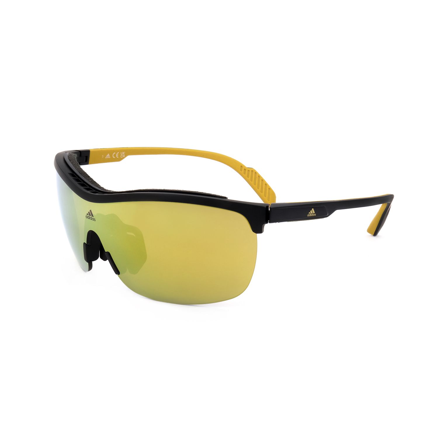 Adidas occhiali da sole unisex SP0043 black yellow