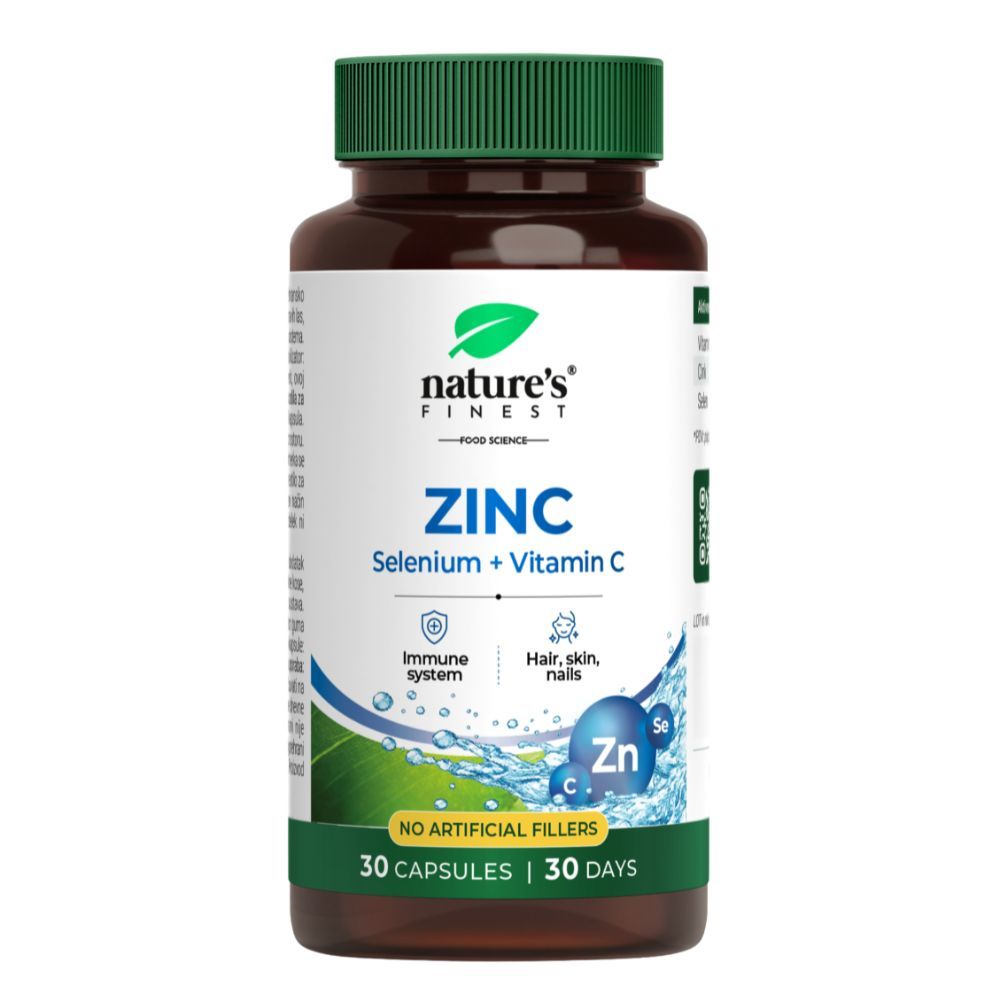 Nature's Finest Zinco + Selenio + Vitamina C – Formula 3-in-1