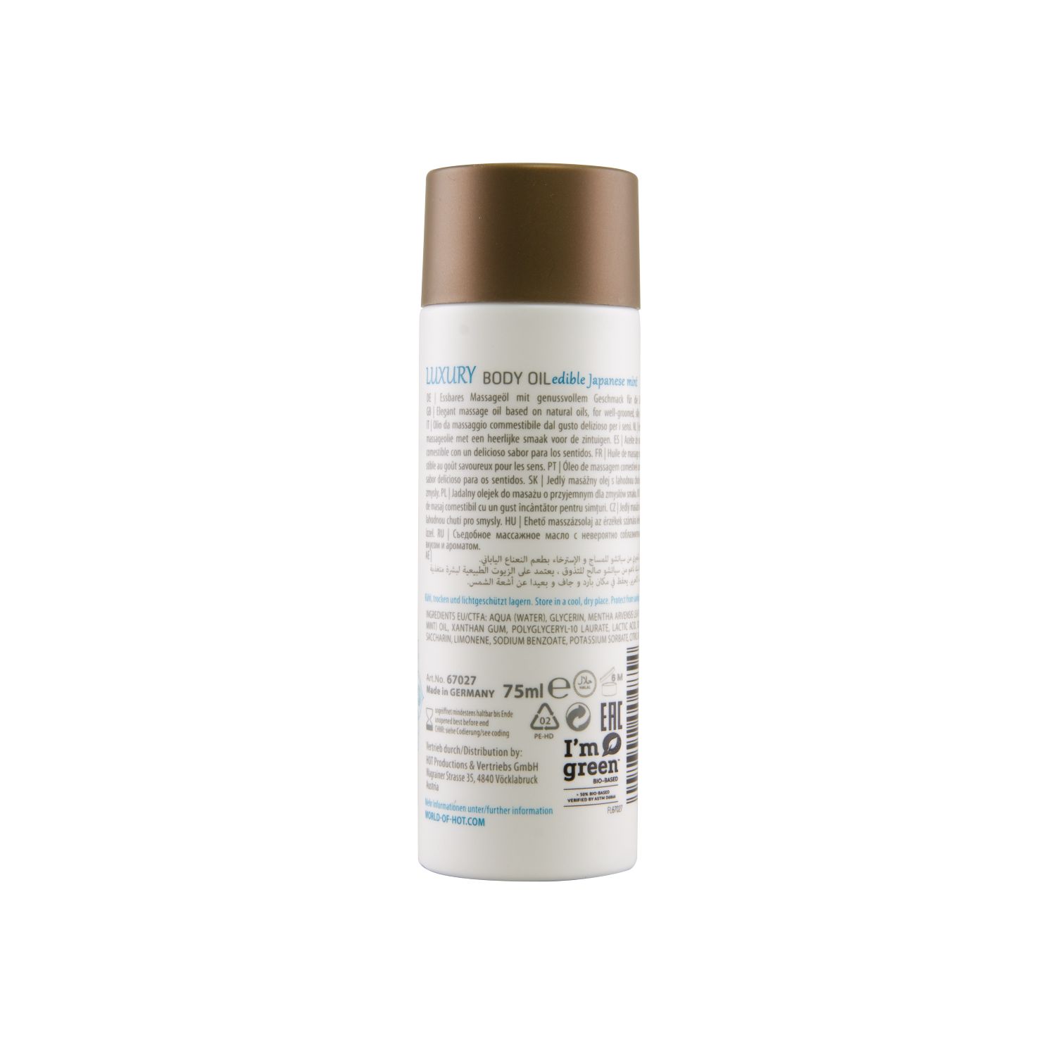 Luxury Body oil edible - Japanese Mint
