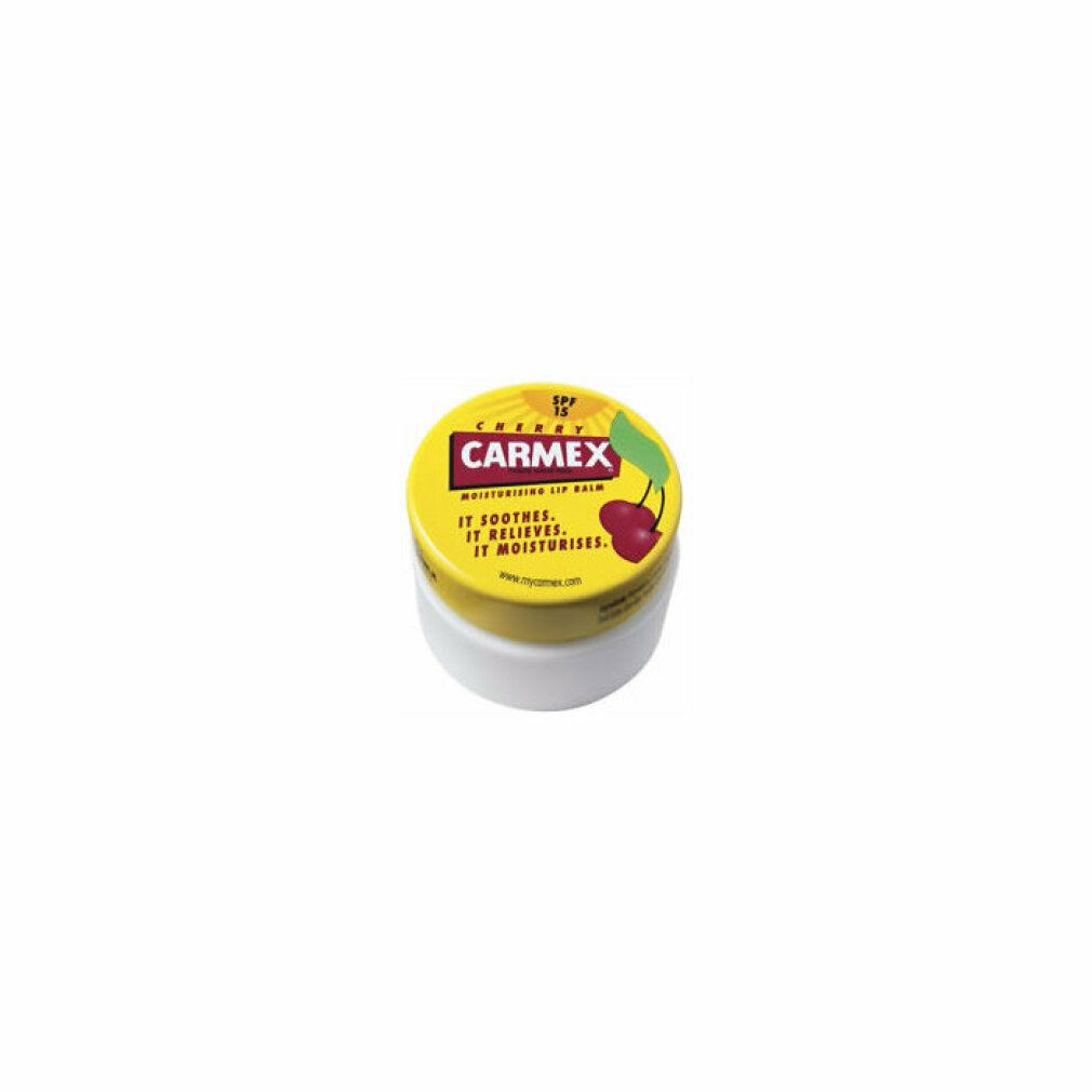 Carmex Balsamo Labbra Alla Ciliegia Barattolo Di Balsamo Labbra 7,5 G - Immagine 2