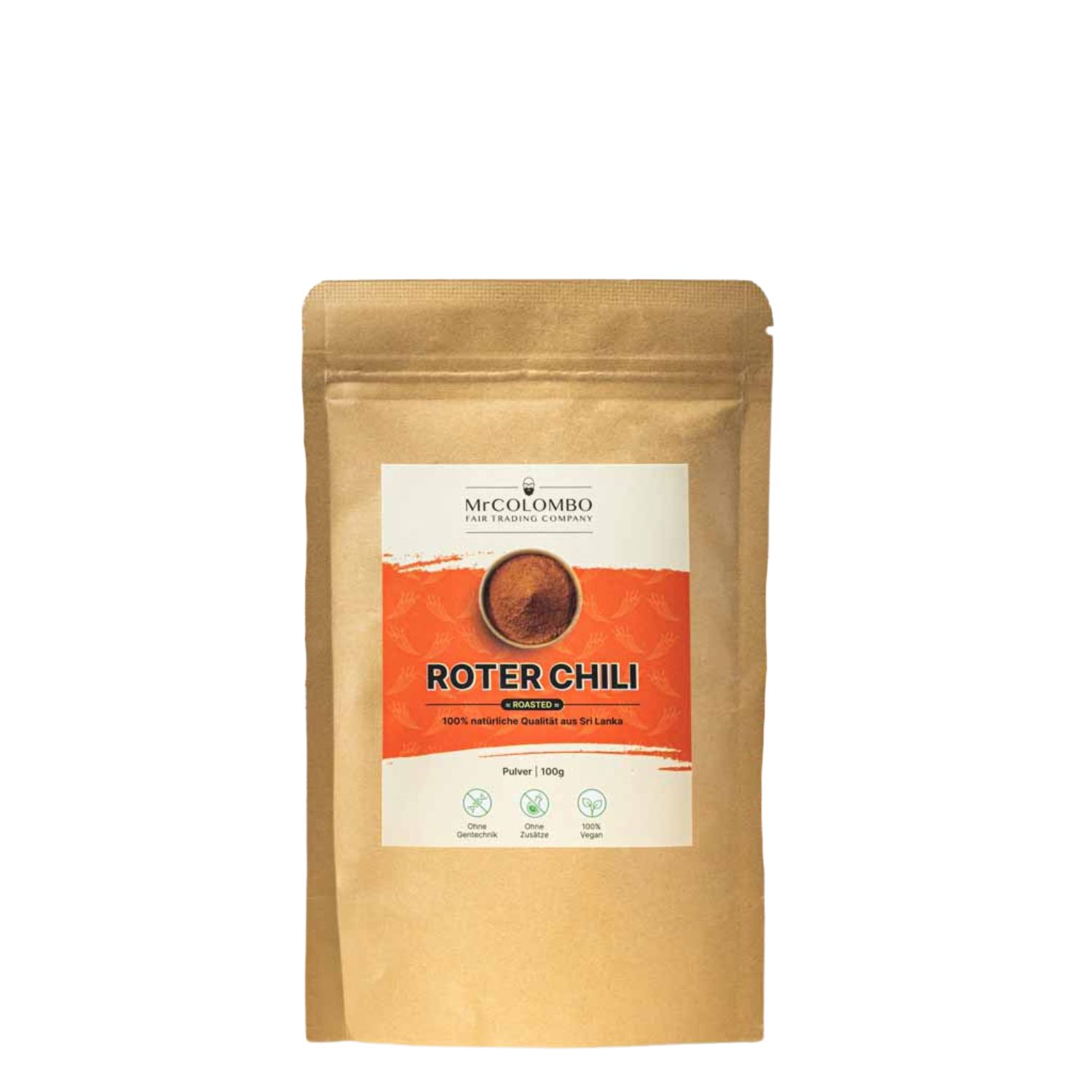 MrCOLOMBO Rotes Chili Pulver (geröstet) 100 g