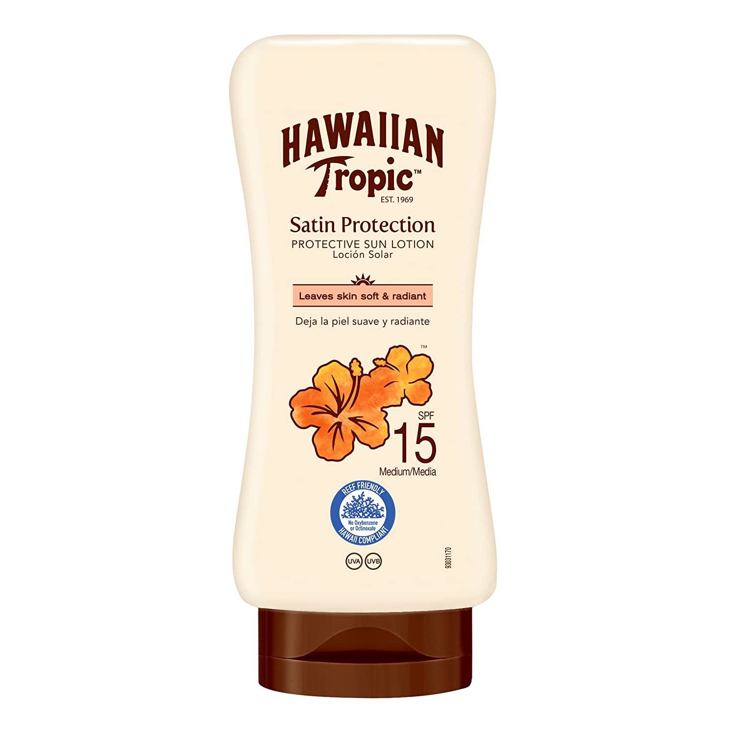SATIN ultra radiance sun lotion SPF15 180 ml