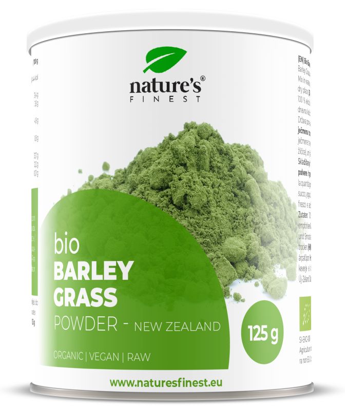 Nature's Finest Barley grass powder  Bio - Gerstengras bio