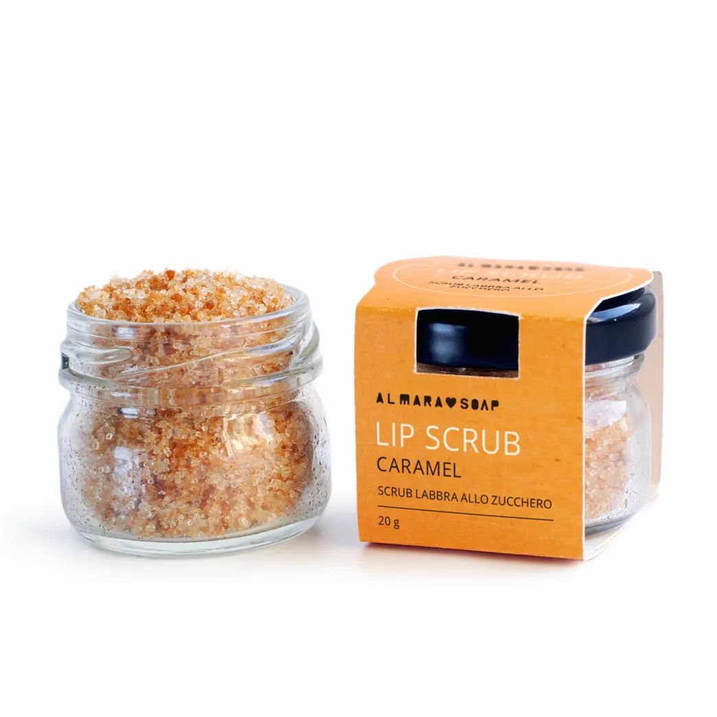 Almara Soap Lip Scrub Caramel